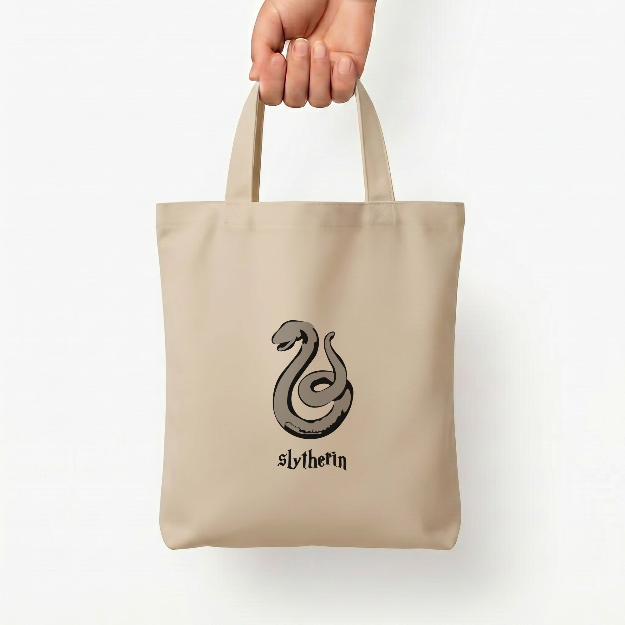 Slytherin Tote Bag — Natural / Small