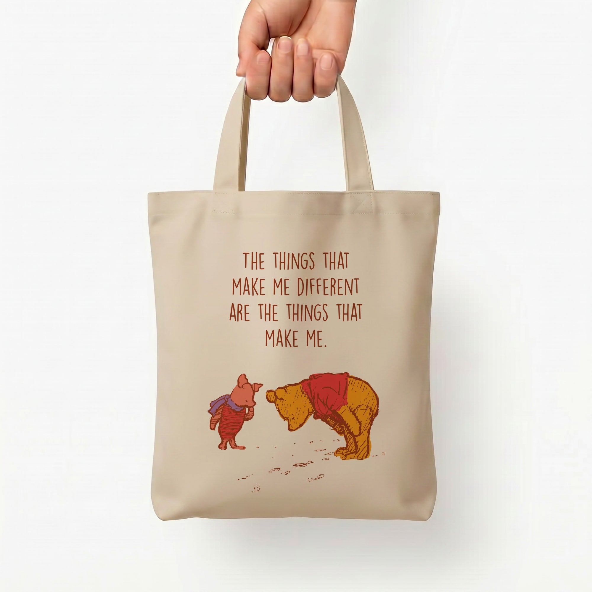 The Things That Make Me Different Tote Bag — Natural / Small