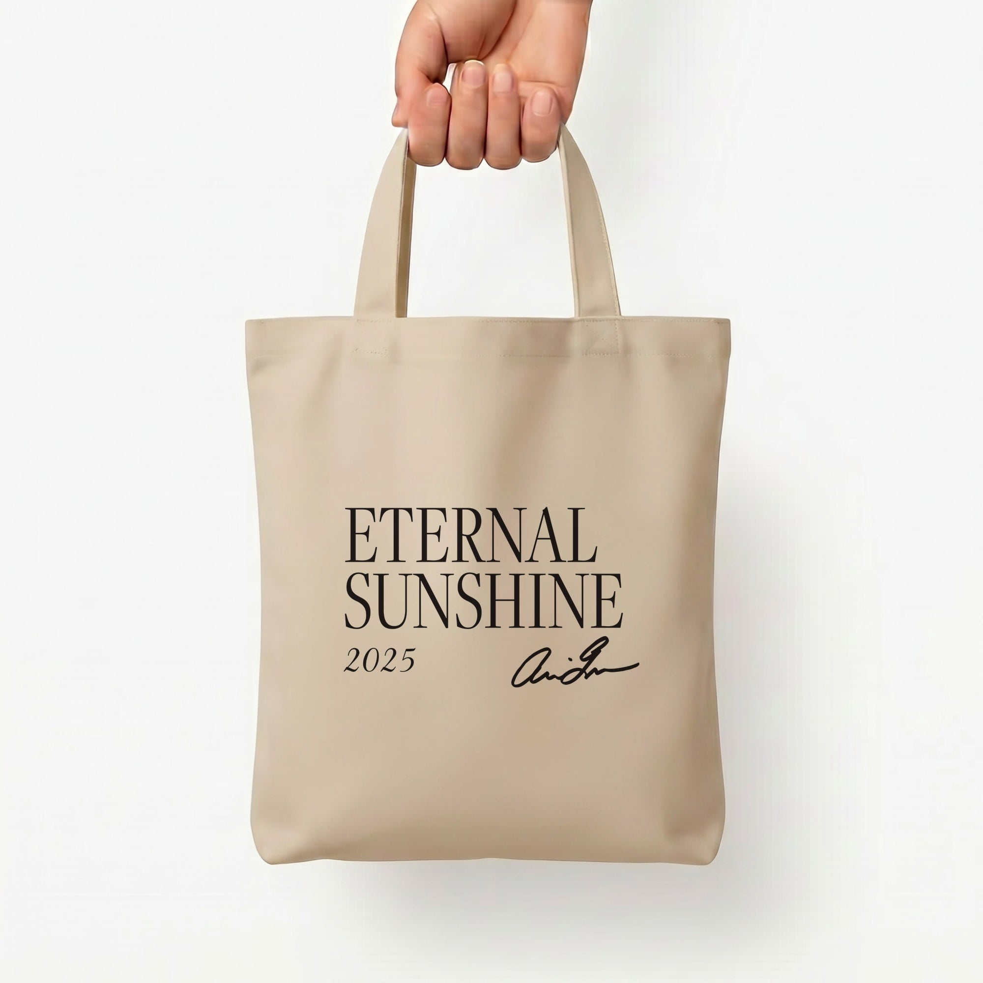 Sunshine Signature 2025 Tote Bag — Natural / Small