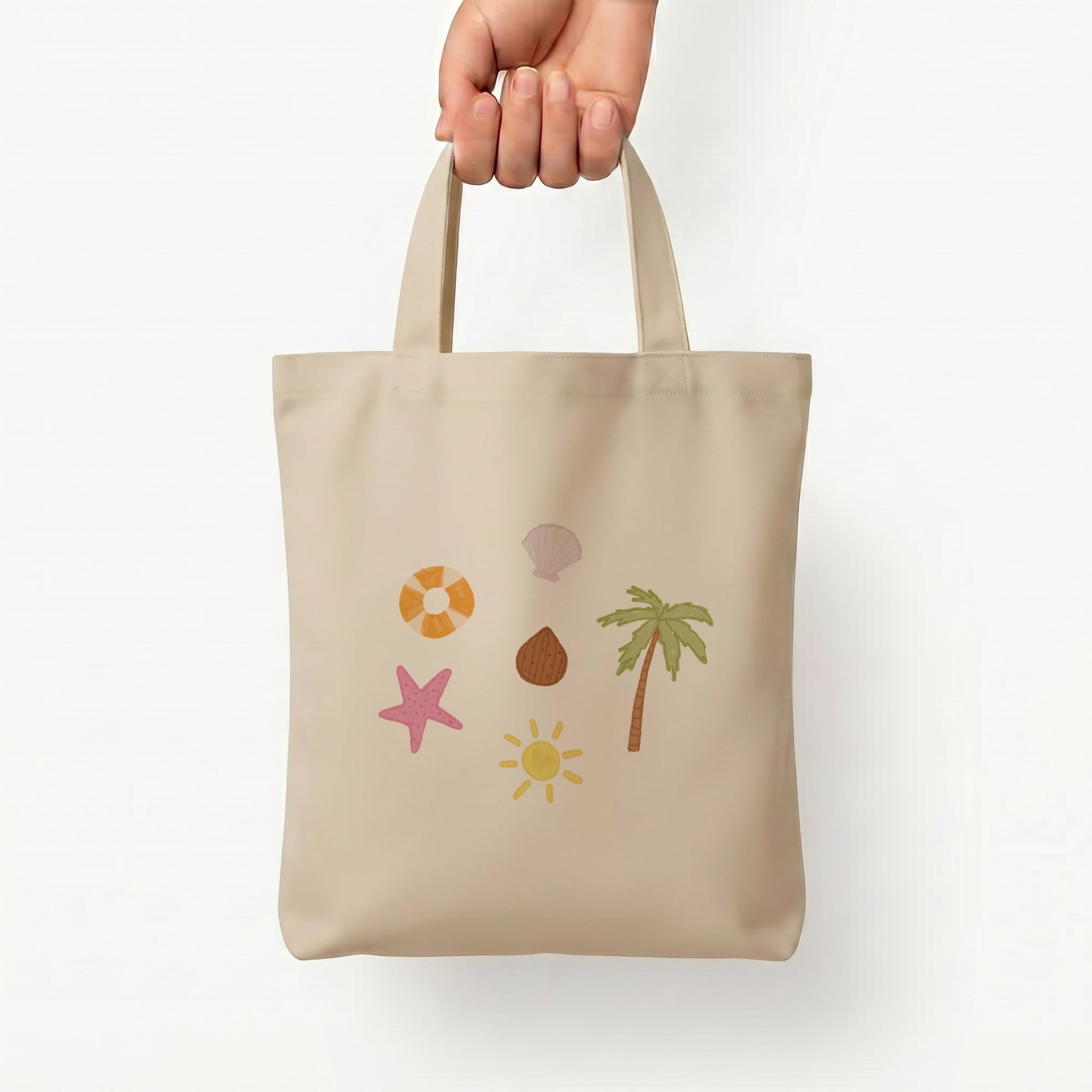 Summer Essentials Tote Bag — Natural / Small