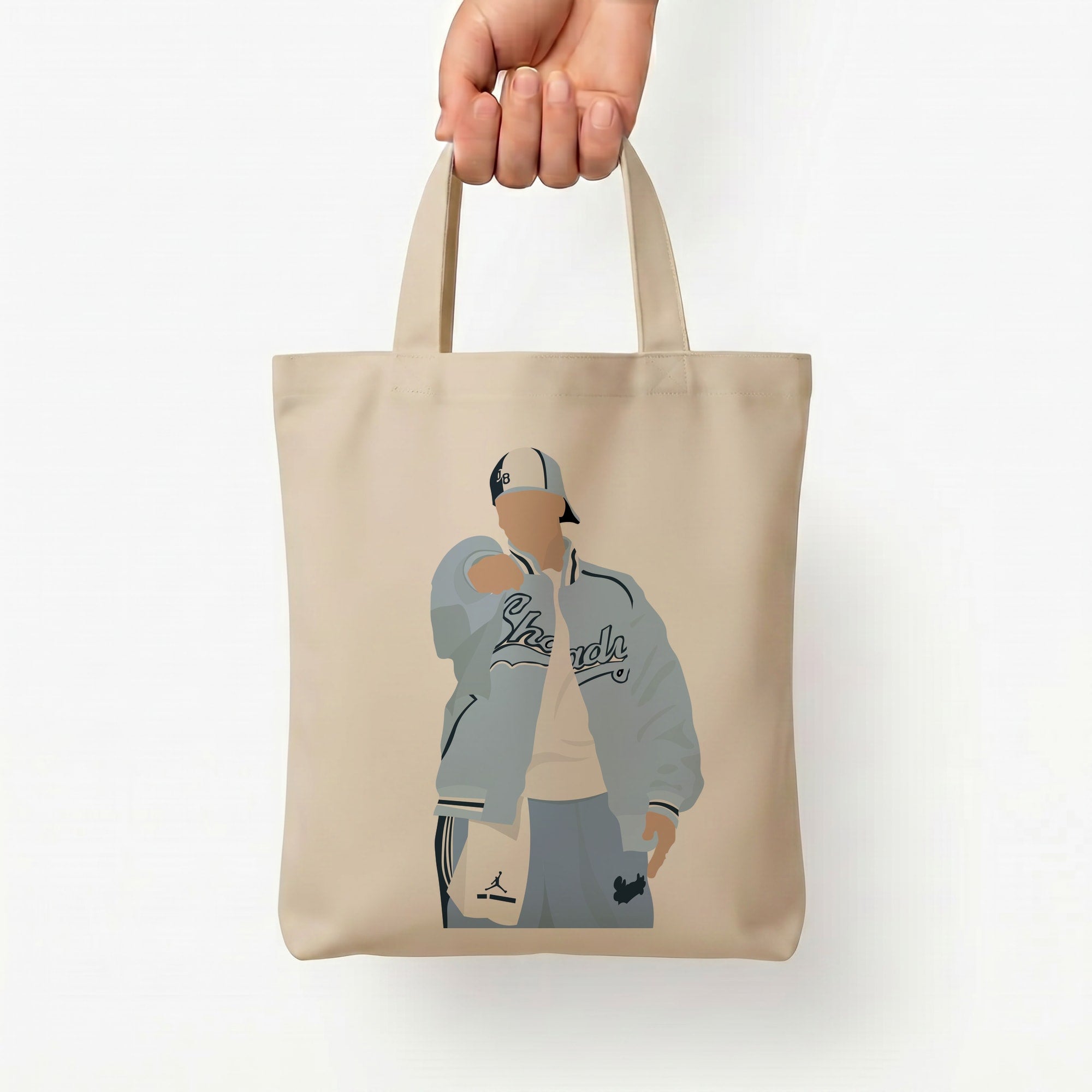 Tracksuit Tote Bag — Natural / Small