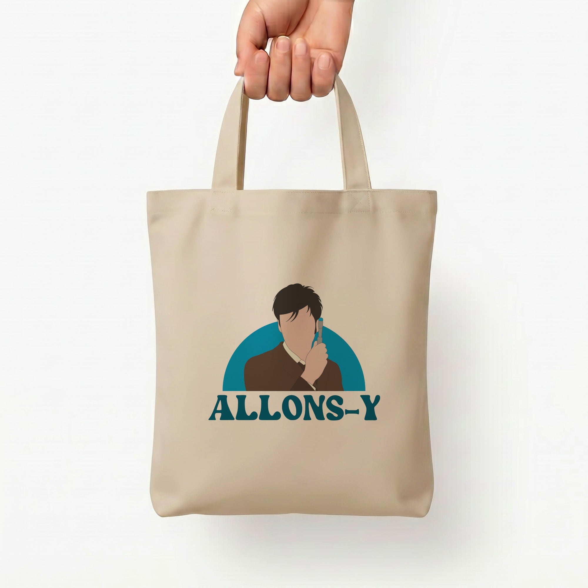 Allons-y Tote Bag — Natural / Small