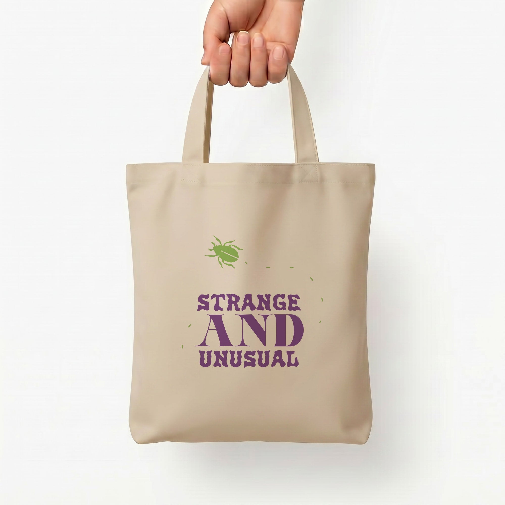 Strange And Unusual Tote Bag — Natural / Small