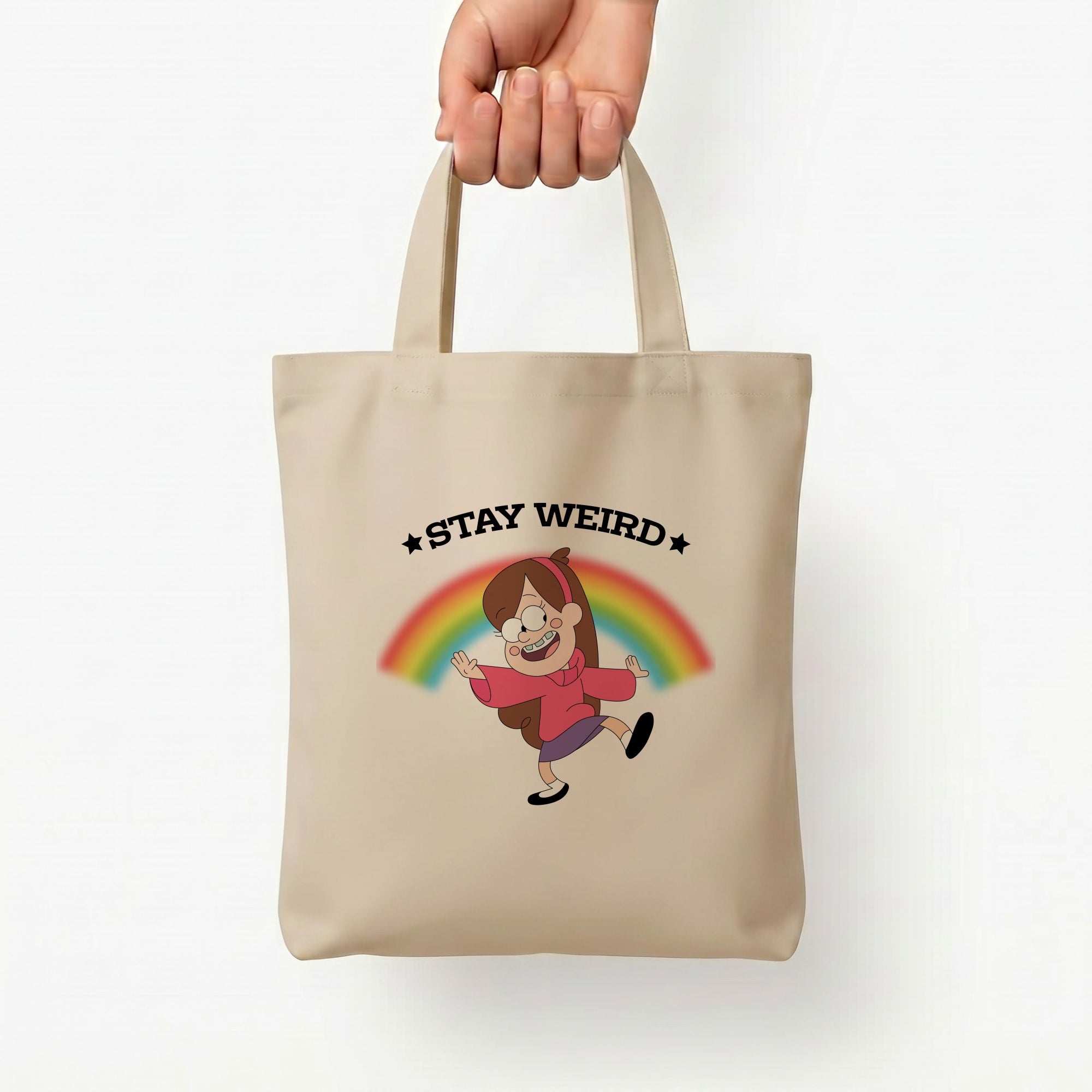 Stay Weird Tote Bag — Natural / Small