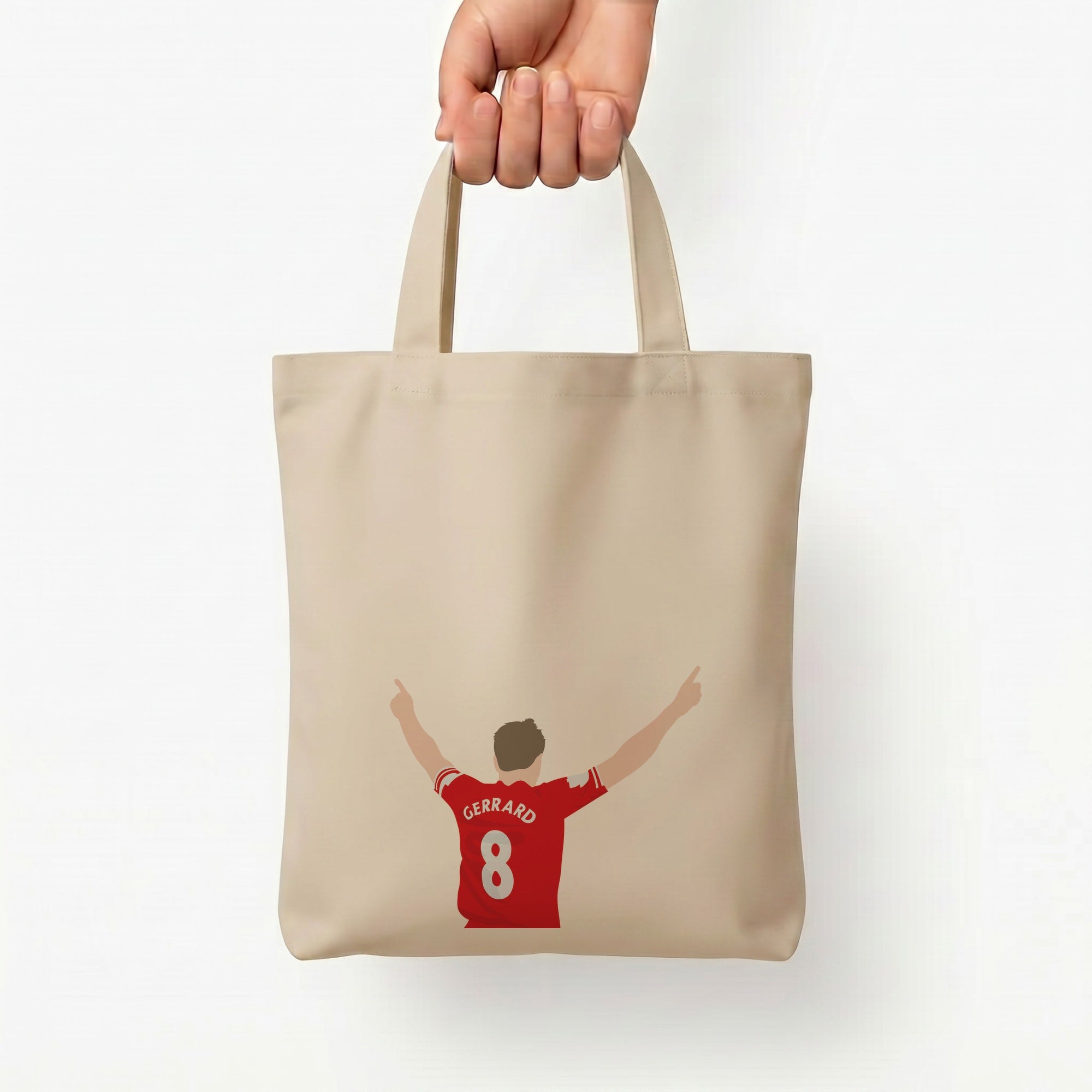 Gerrard - Football Tote Bag — Natural / Small