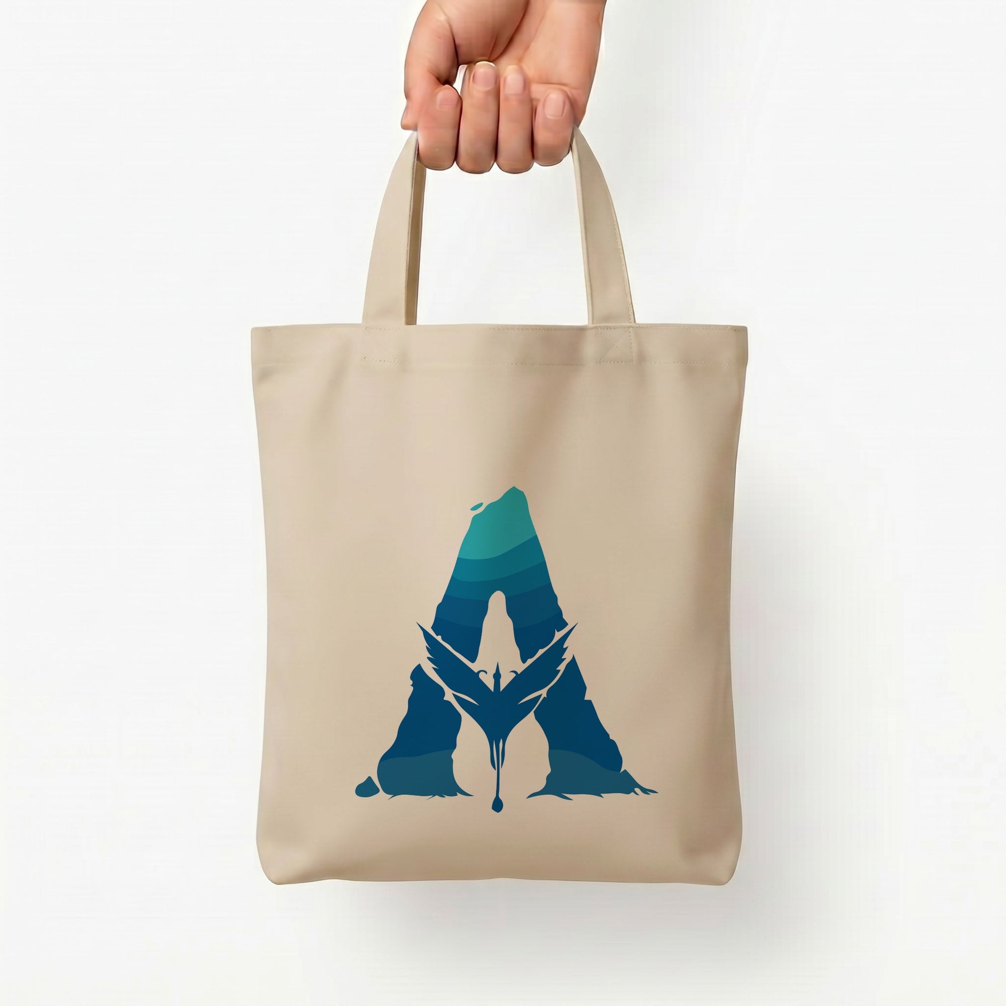 Alien World Logo Tote Bag — Natural / Small