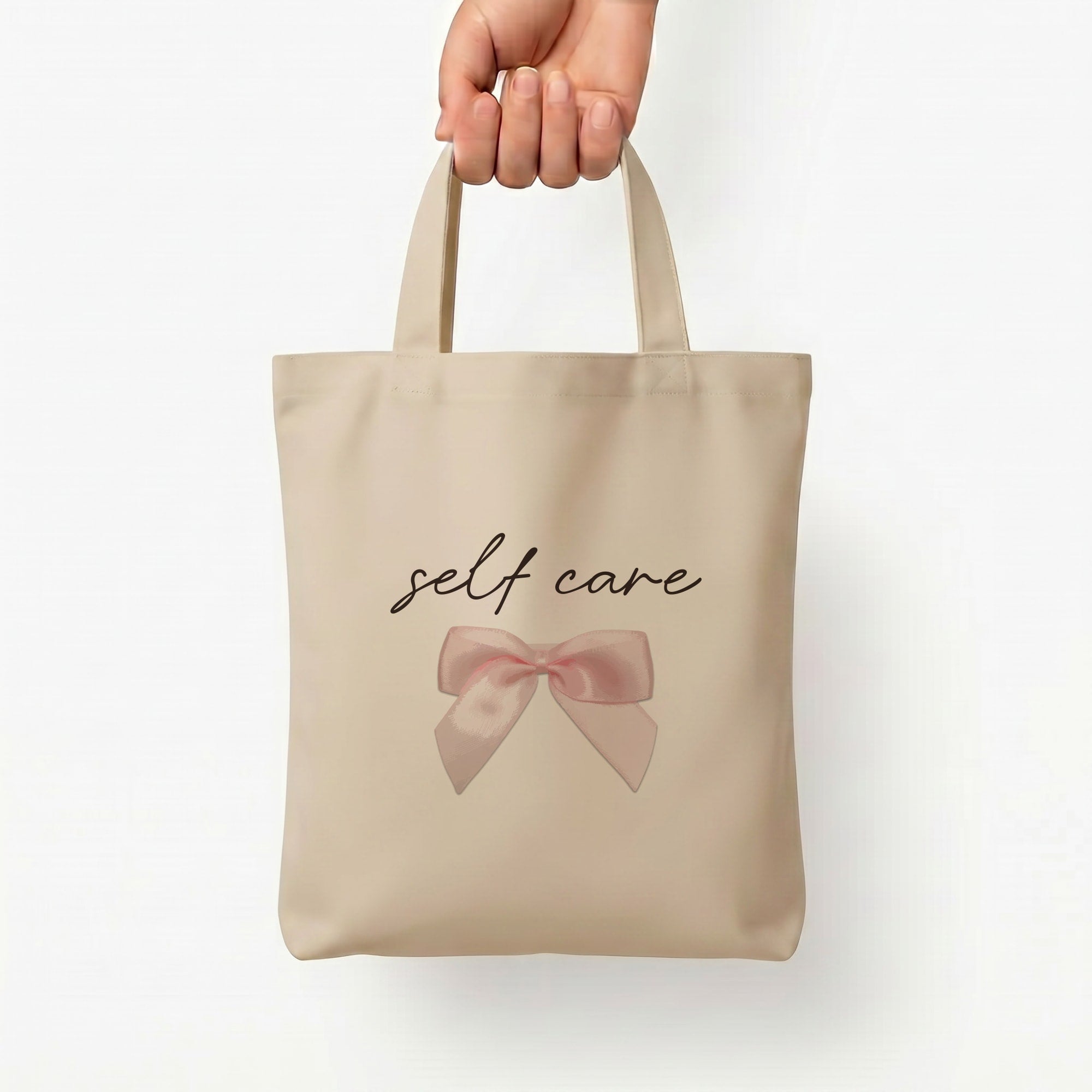 Self Care Tote Bag — Natural / Small