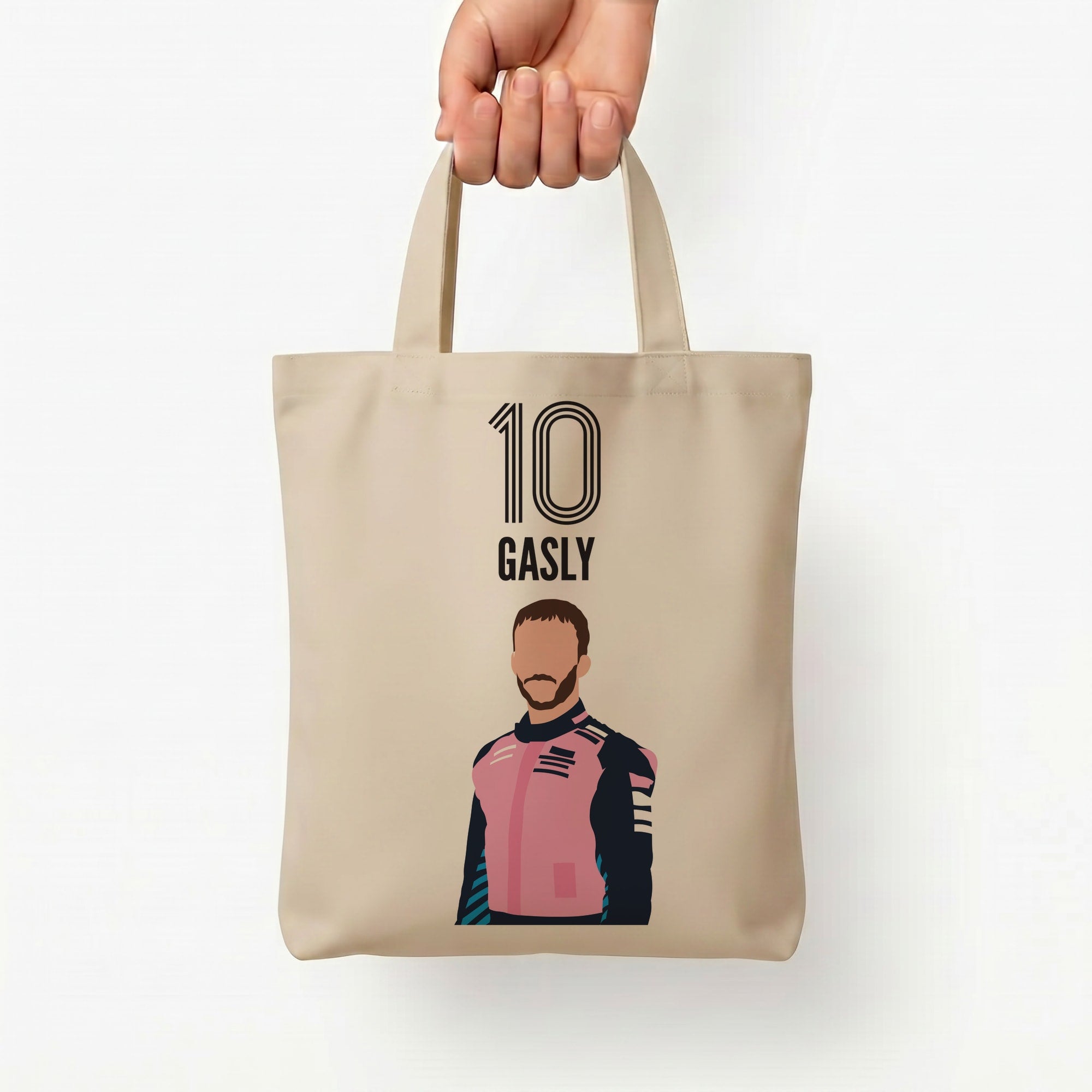 Gasly 2026 Tote Bag — Natural / Small