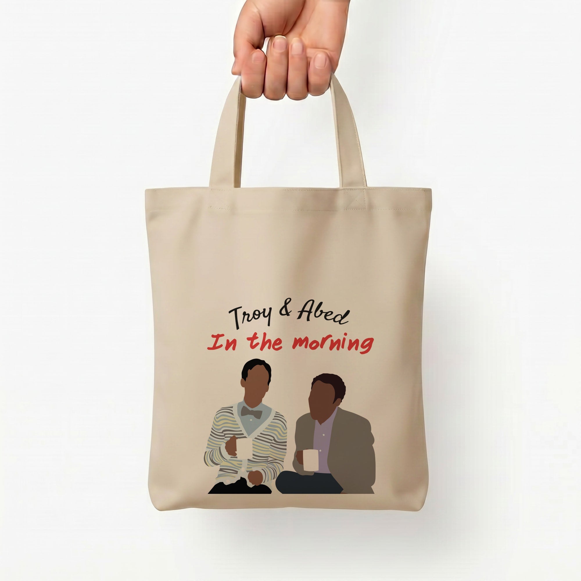 Troy And Abed In The Morning - Community Tote Bag — Natural / Small