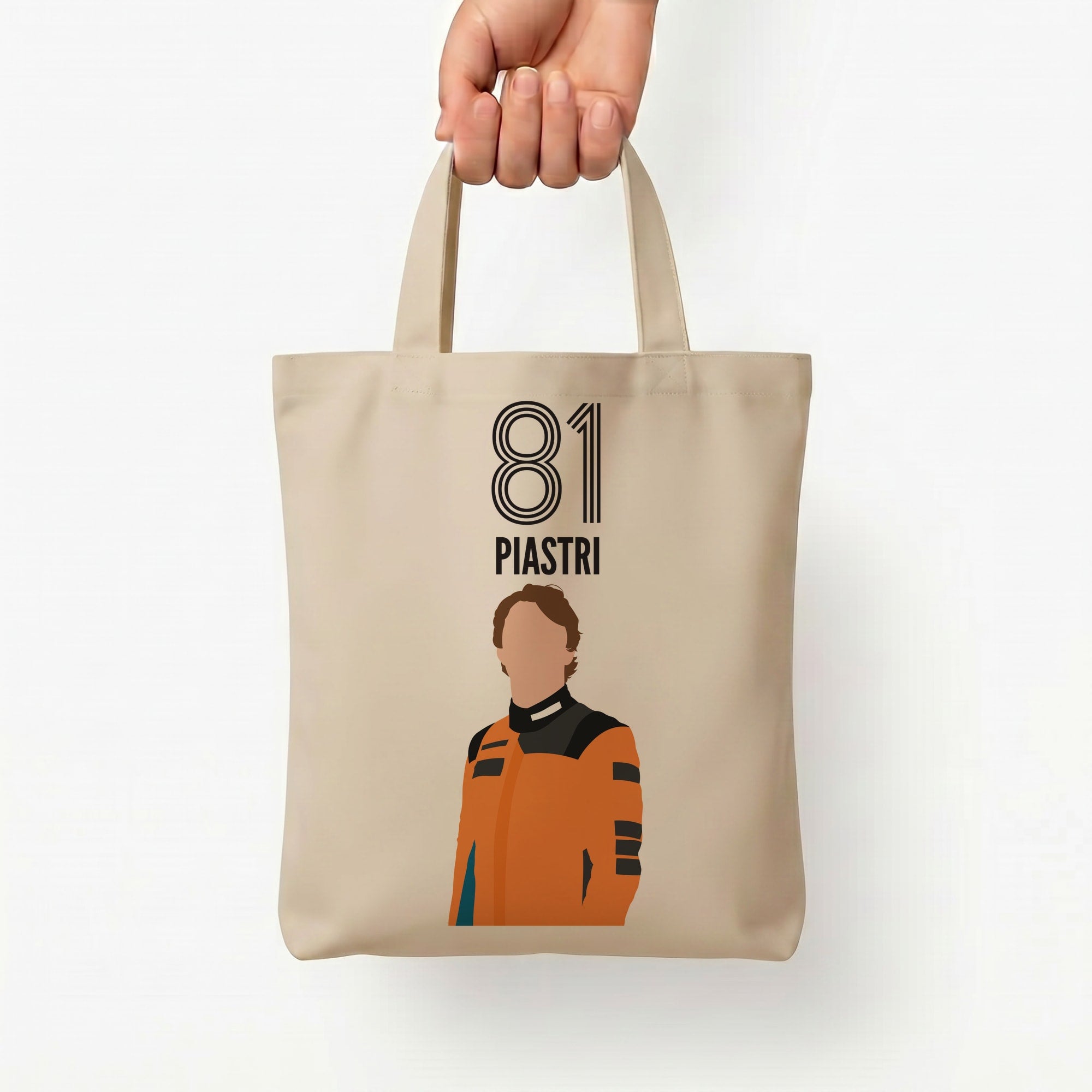 Piastri 2026 Tote Bag — Natural / Small