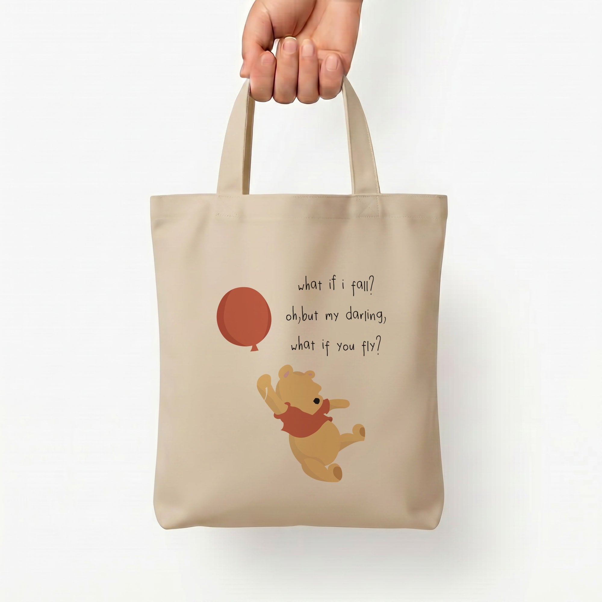 What If I Fail - Winnie Tote Bag — Natural / Small