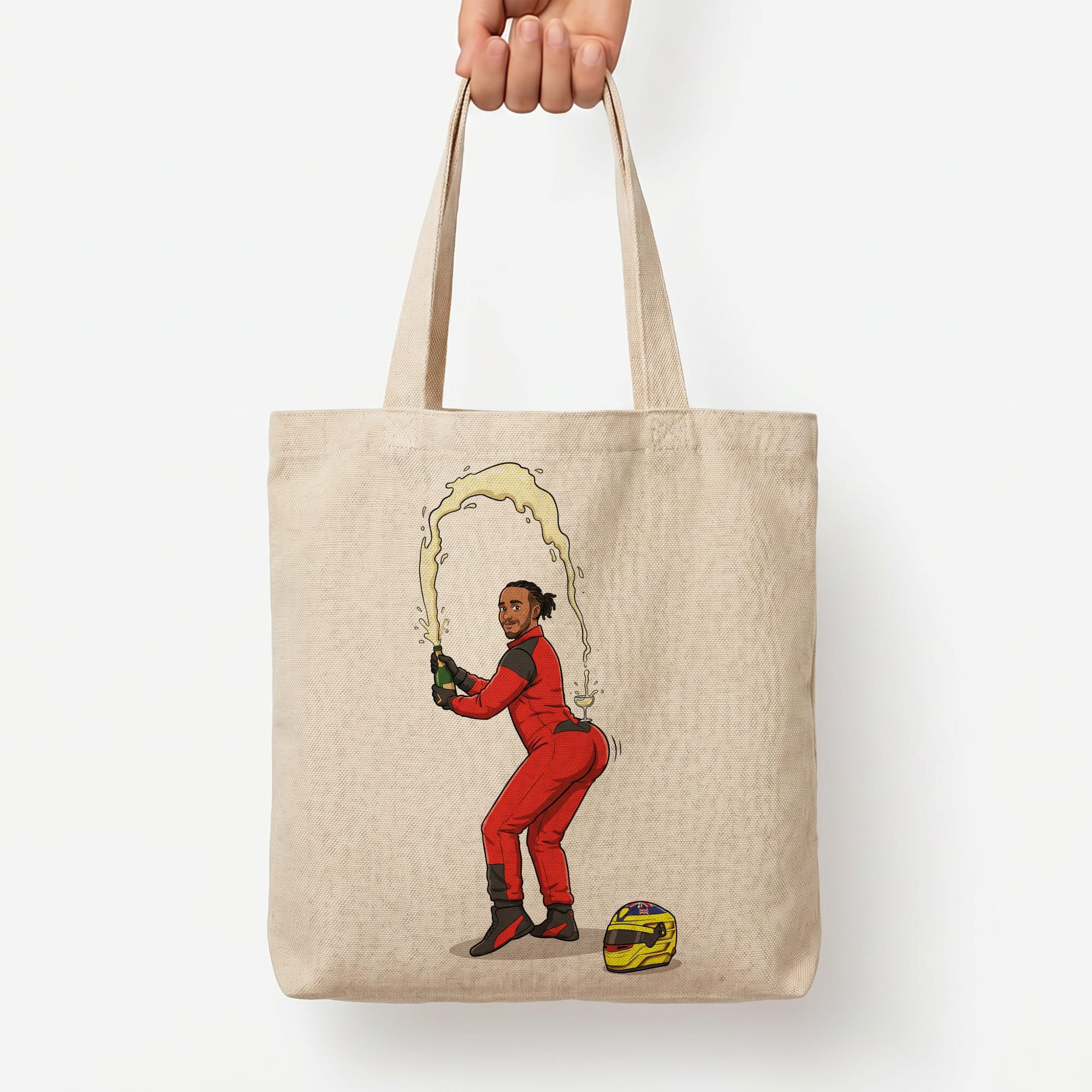 "Brake" The Internet Tote Bag — Natural / Large