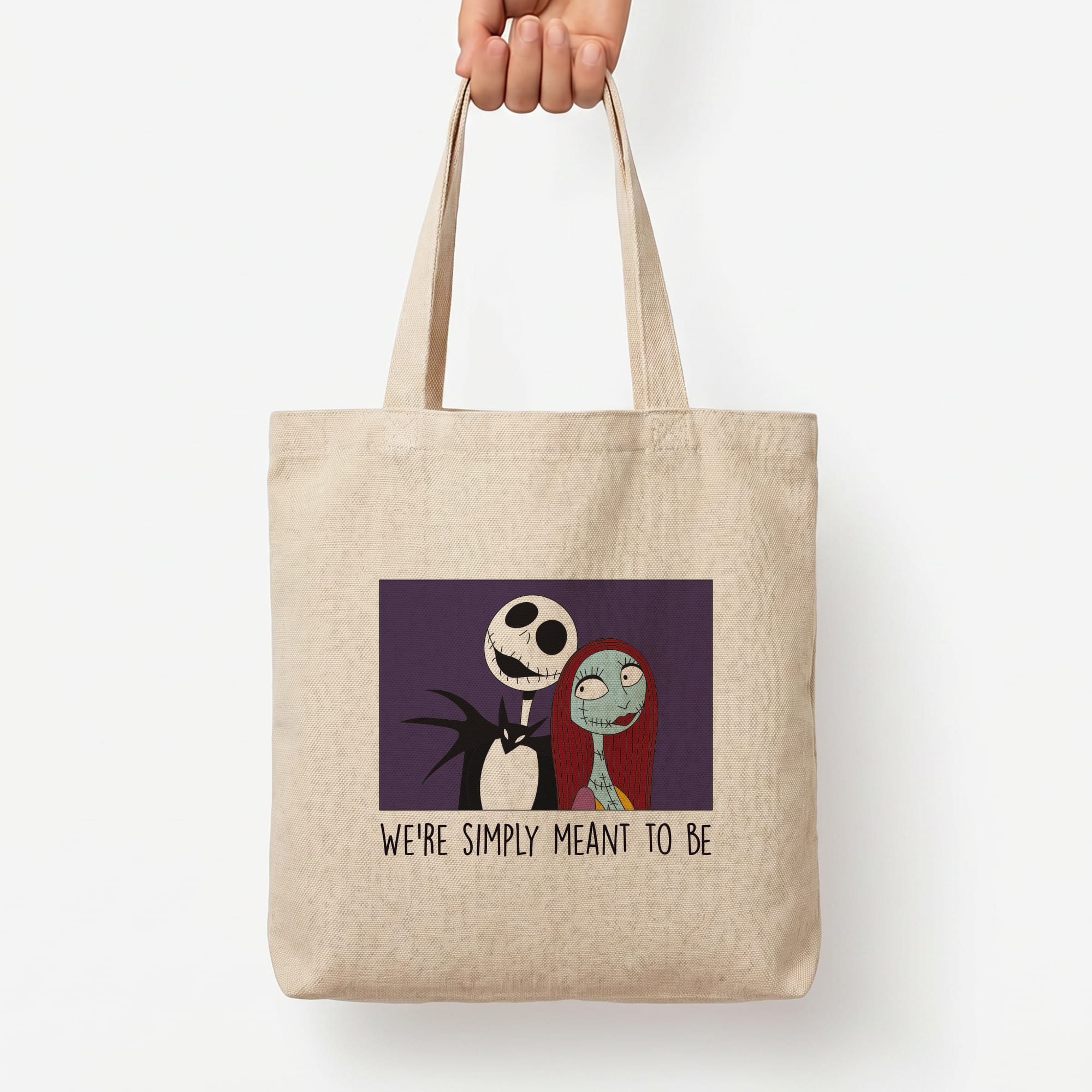 We're Simply Meant To Be Tote Bag — Natural / Large