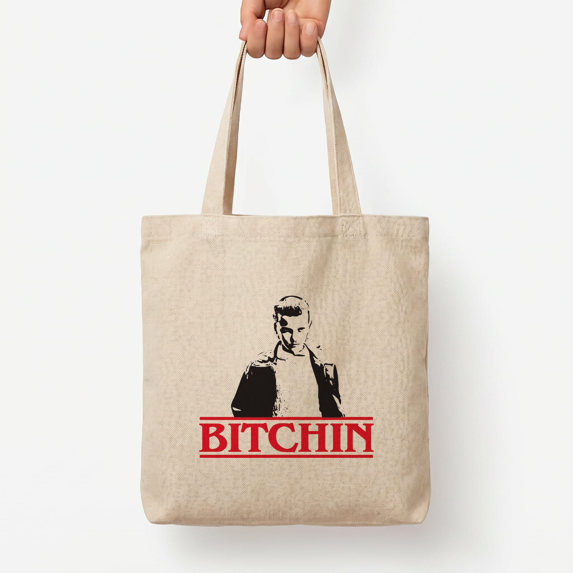 Eleven Bitchin' Tote Bag — Natural / Large