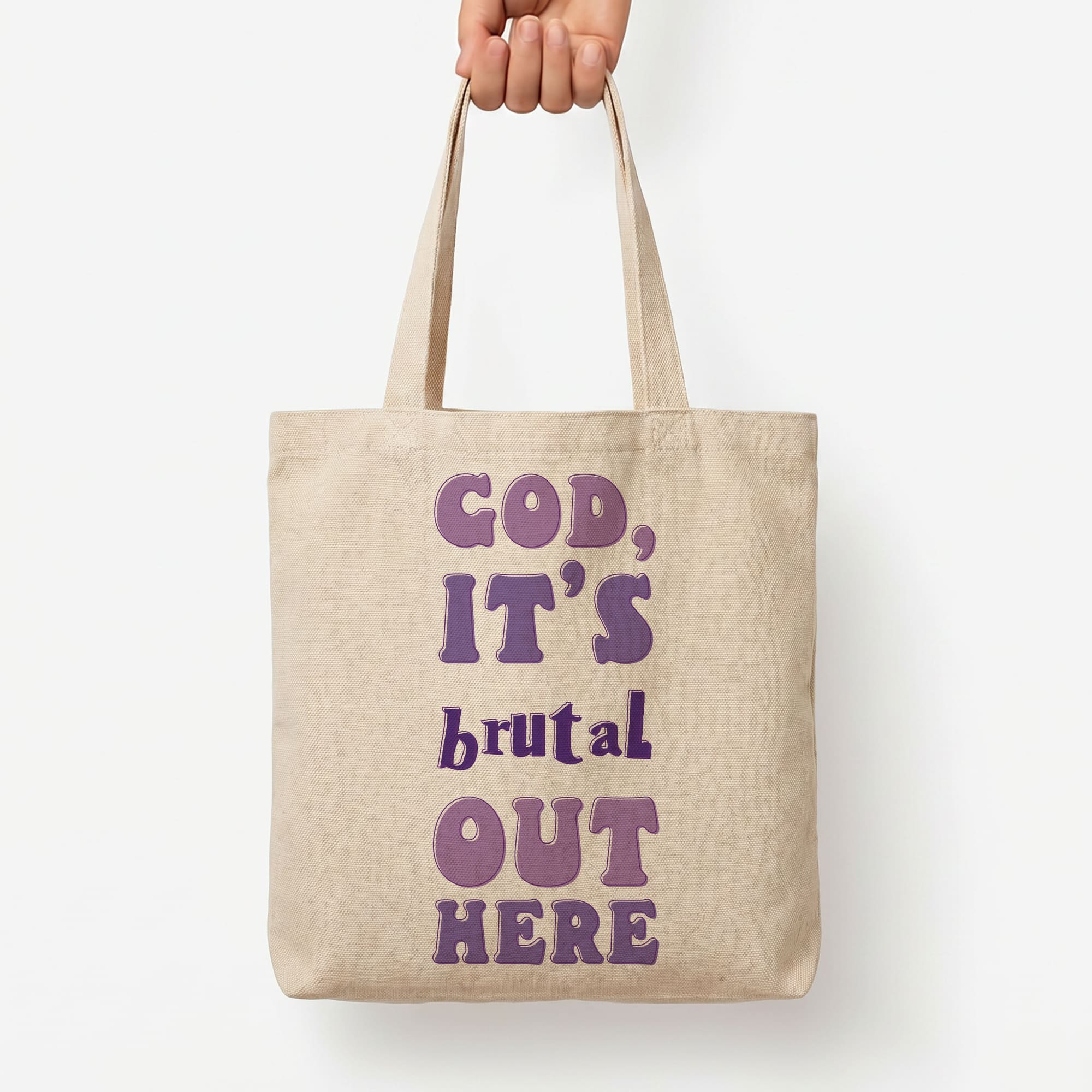 Brutal - Olivia Tote Bag — Natural / Large