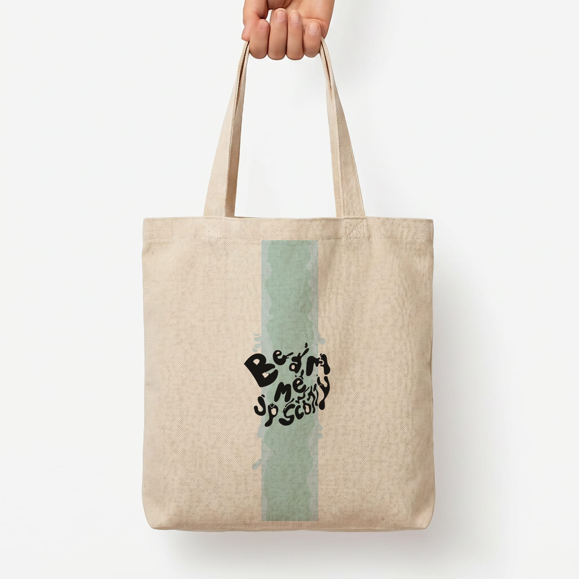 Beam me up Scotty Tote Bag — Natural / Large