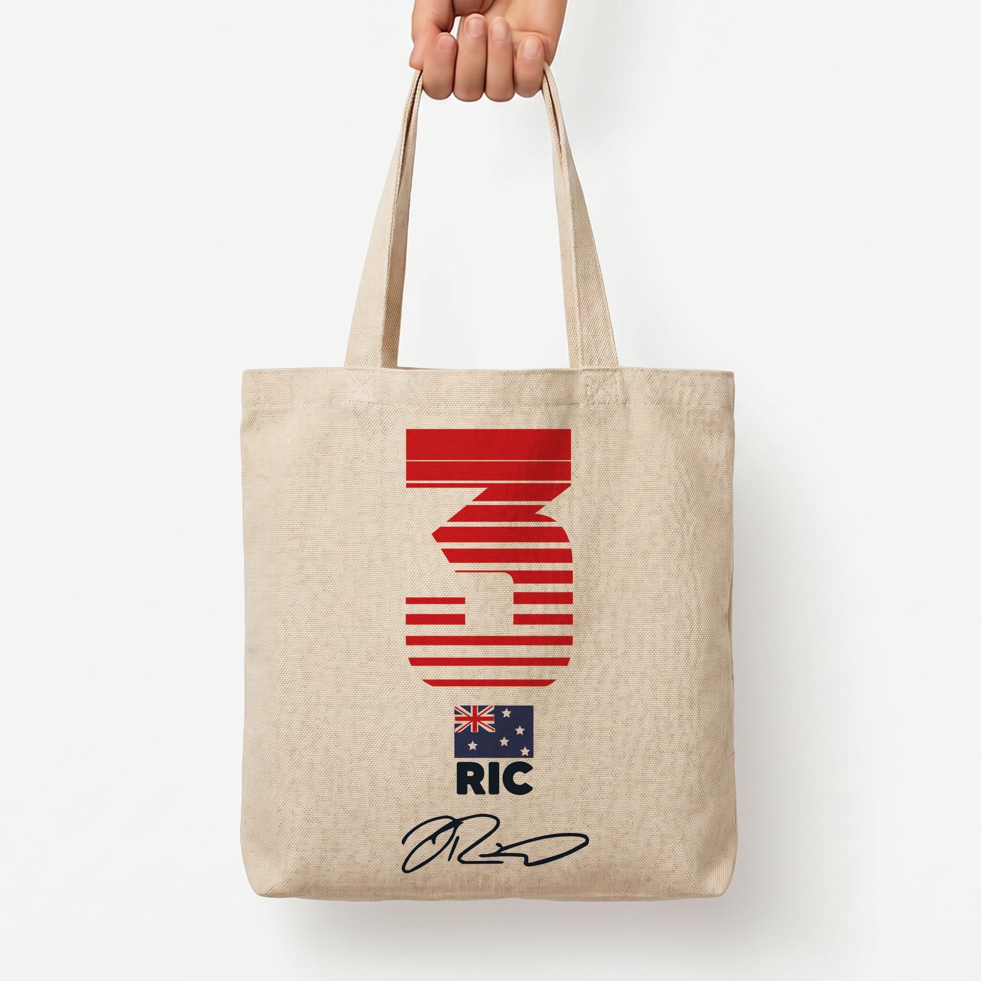 Ricciardo - F1 Tote Bag — Natural / Large
