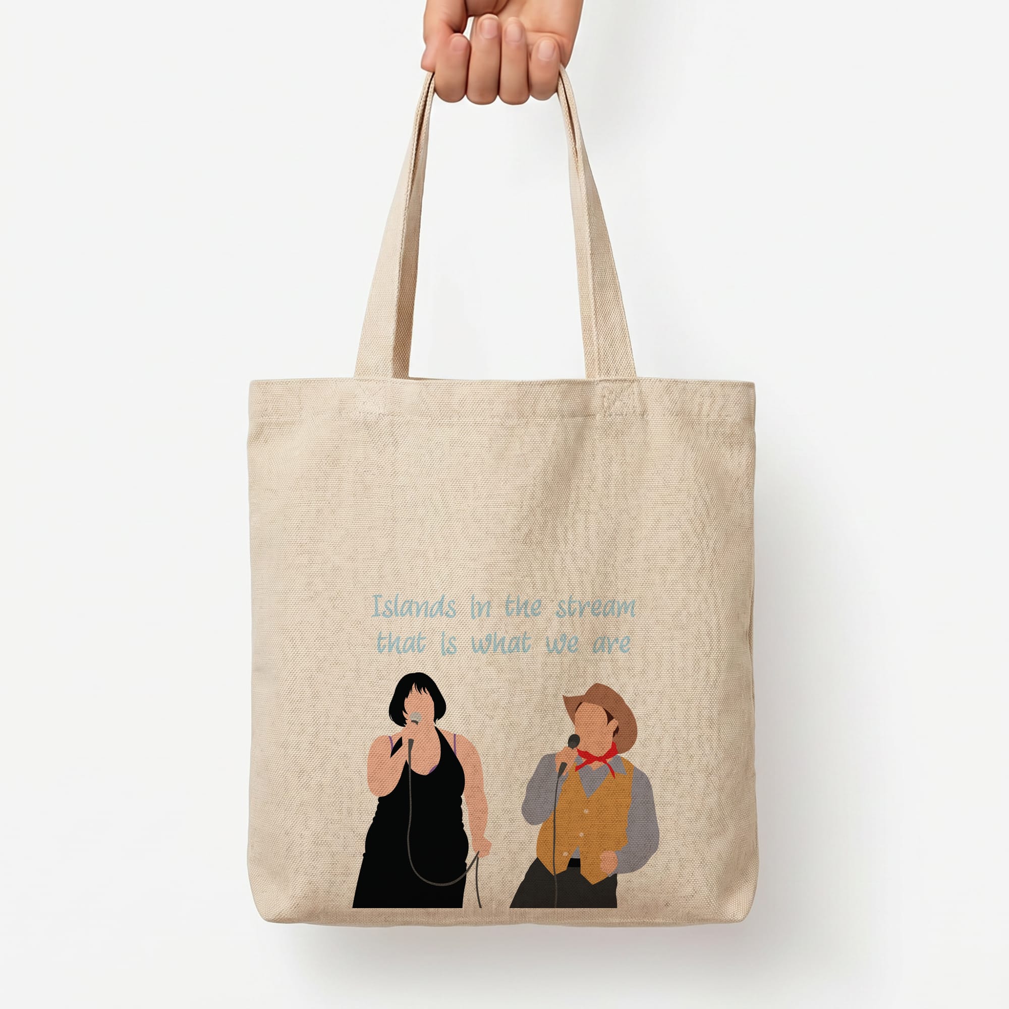 Singing Tote Bag — Natural / Large