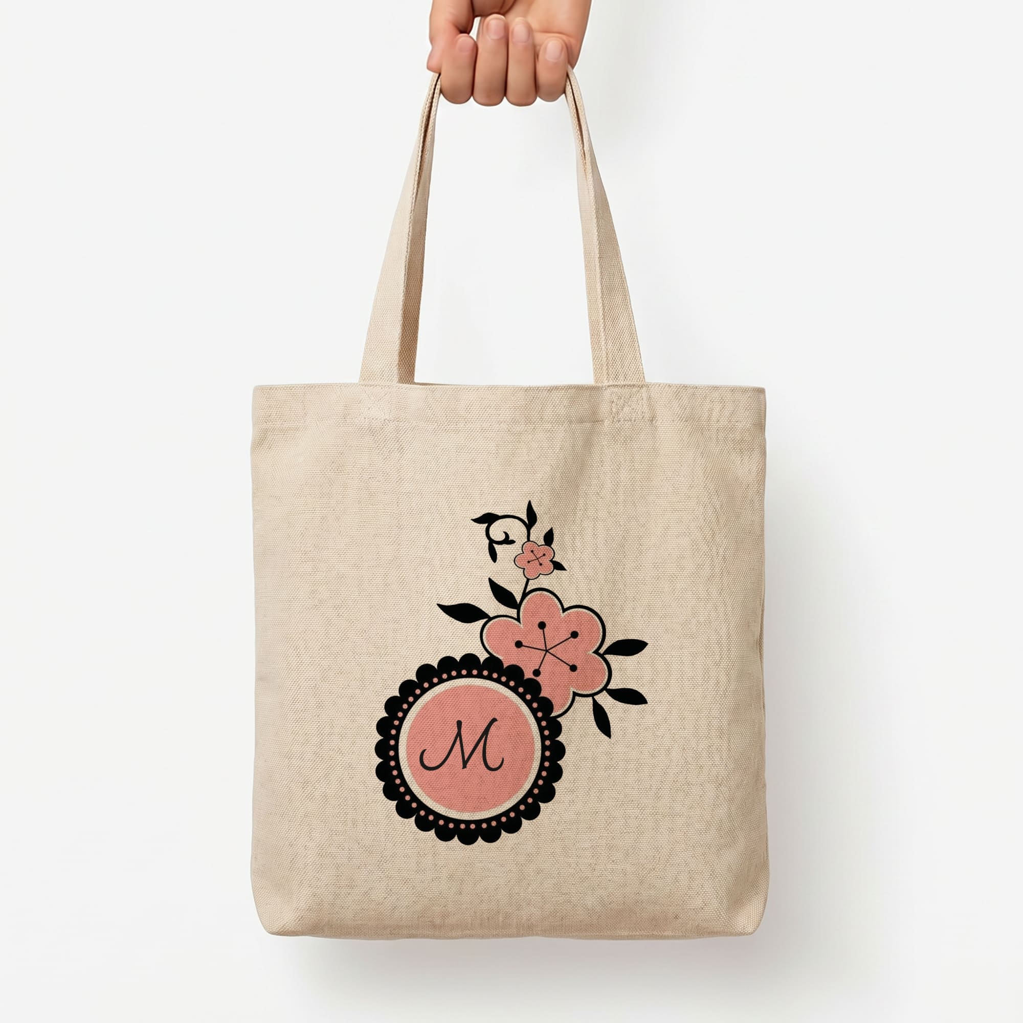 Marinette Tote Bag — Natural / Large