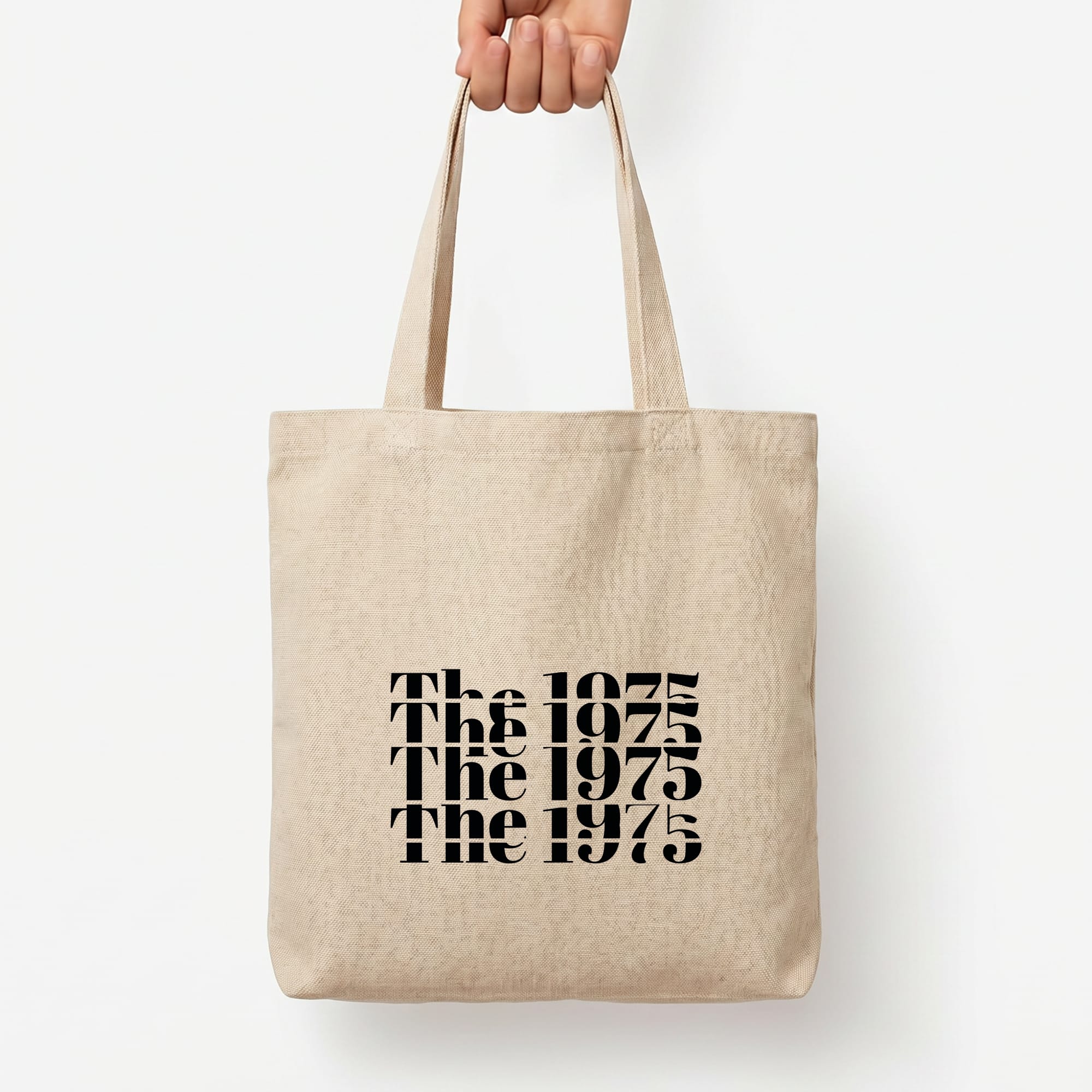 Title - The 1975 Tote Bag — Natural / Large