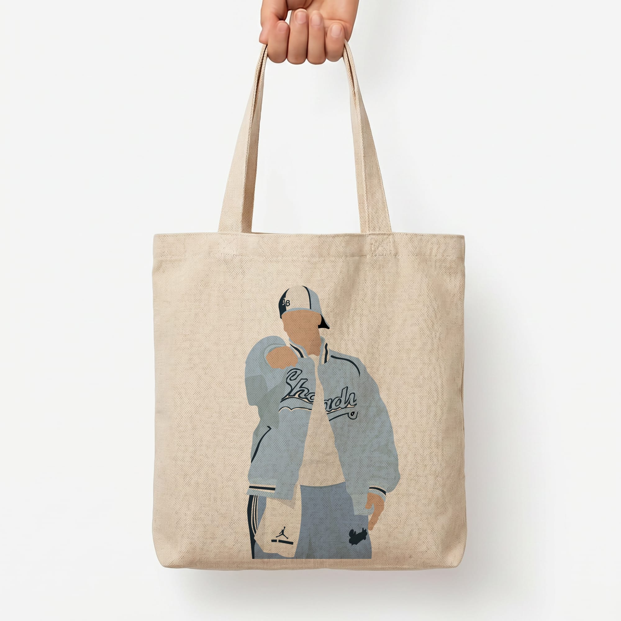 Tracksuit Tote Bag — Natural / Large
