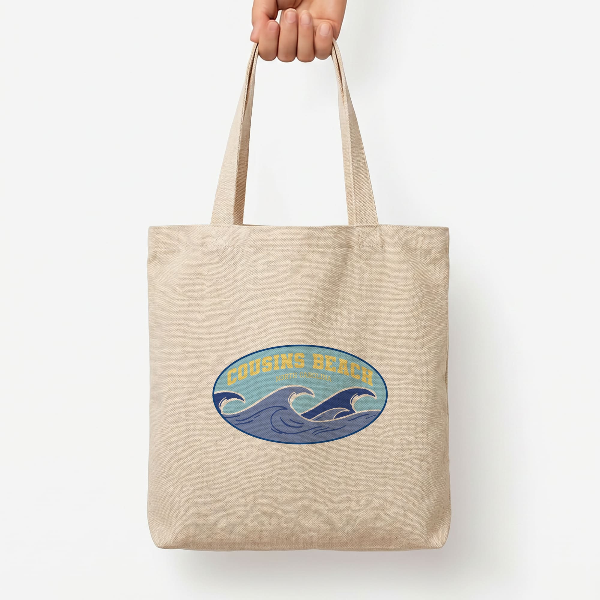 Wave - TSITP Tote Bag — Natural / Large