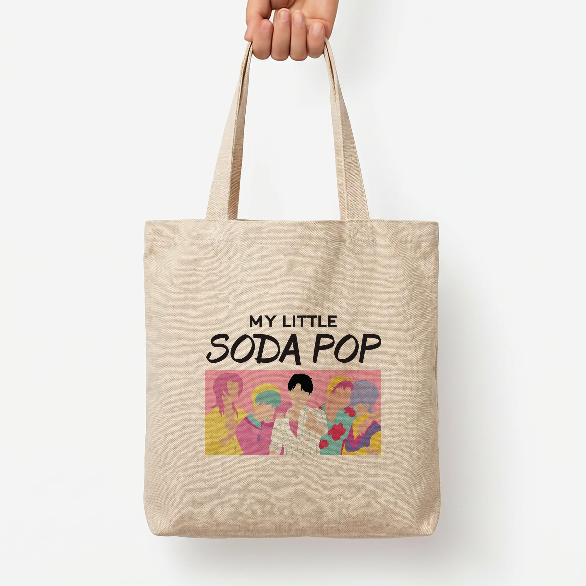 My Little Soda Tote Bag — Natural / Large