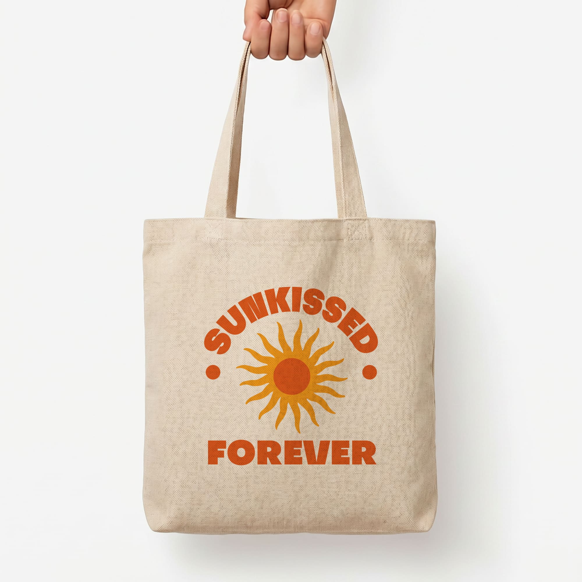 Sunkissed Forever Tote Bag — Natural / Large