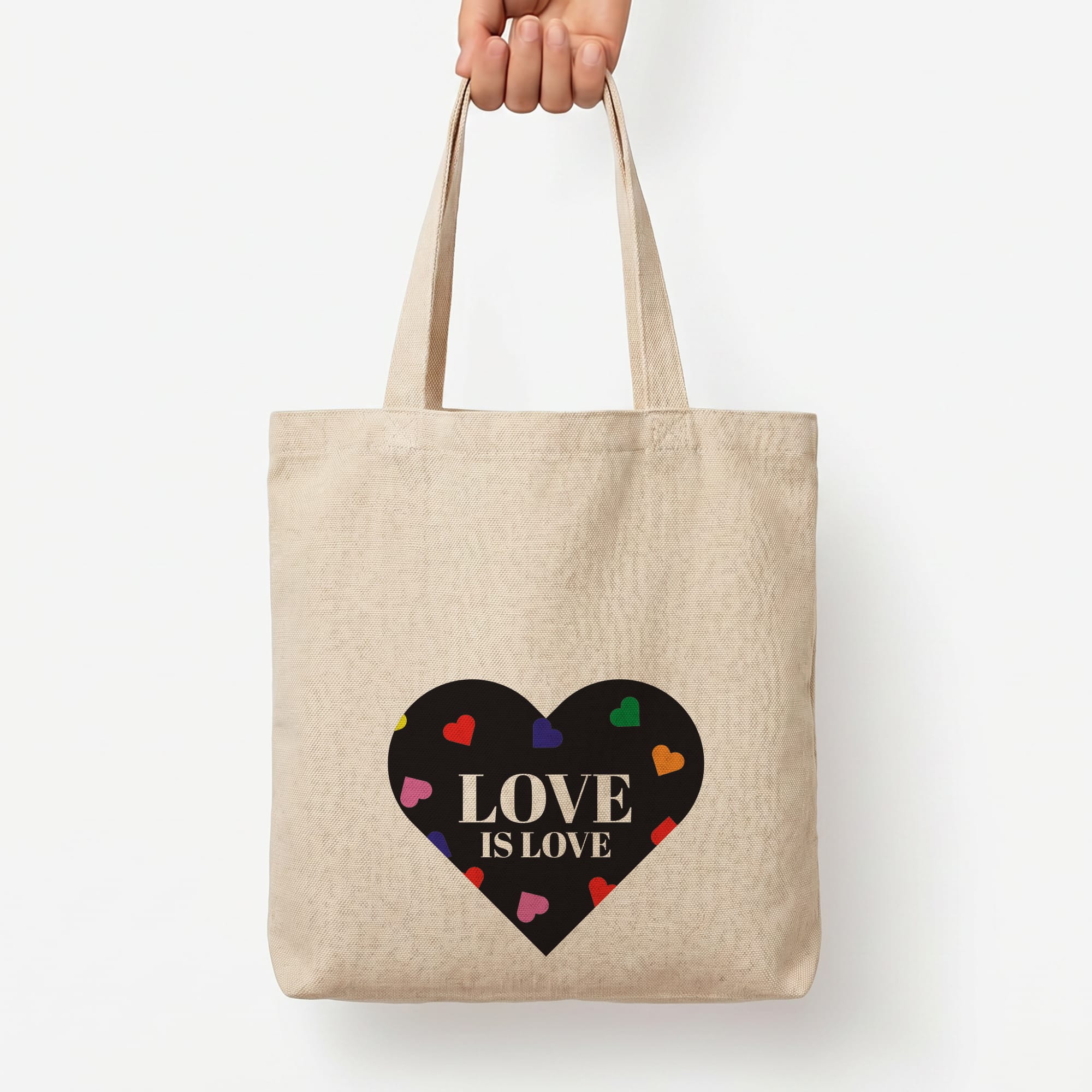 Love Is Love - Pride Tote Bag — Natural / Large