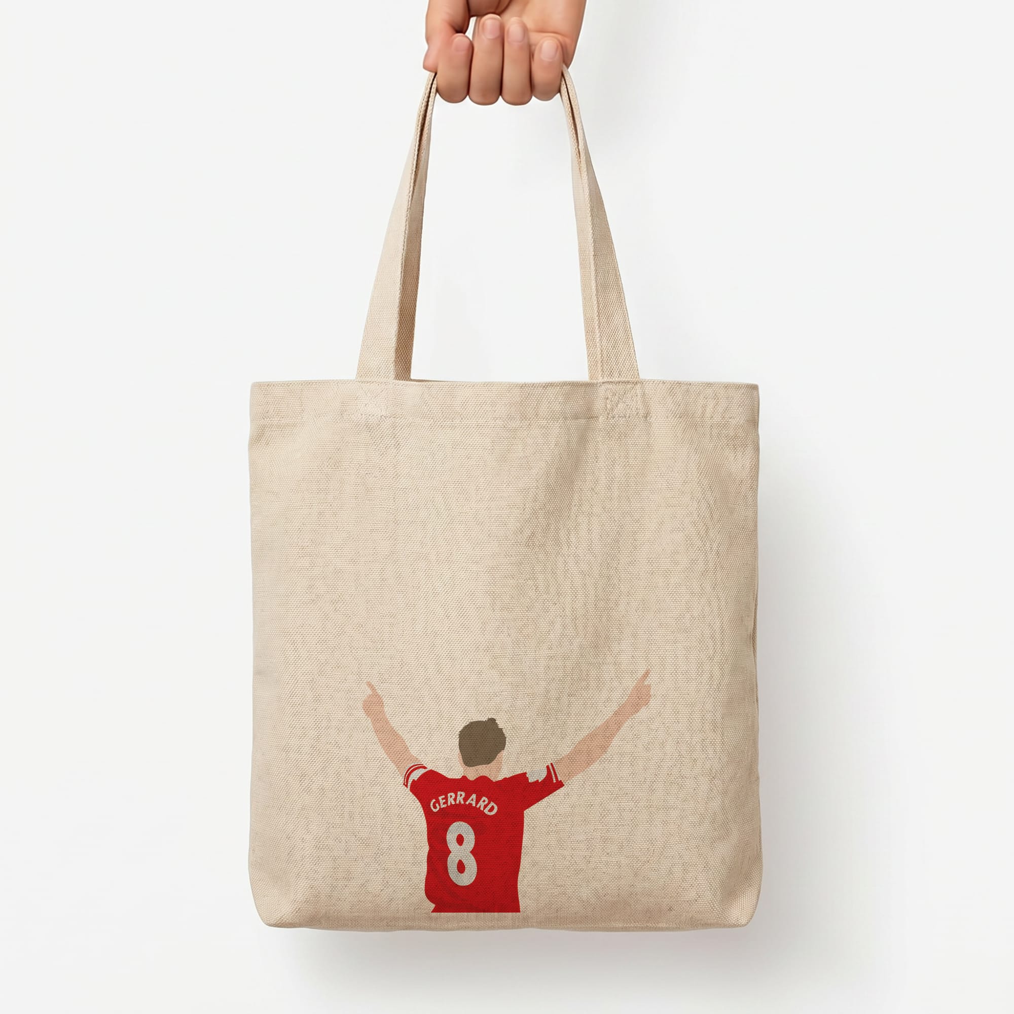 Gerrard - Football Tote Bag — Natural / Large