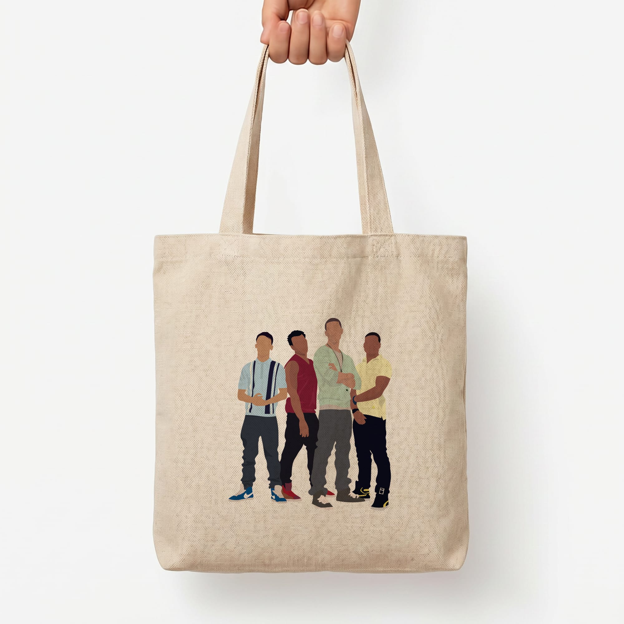 Band Tote Bag — Natural / Large