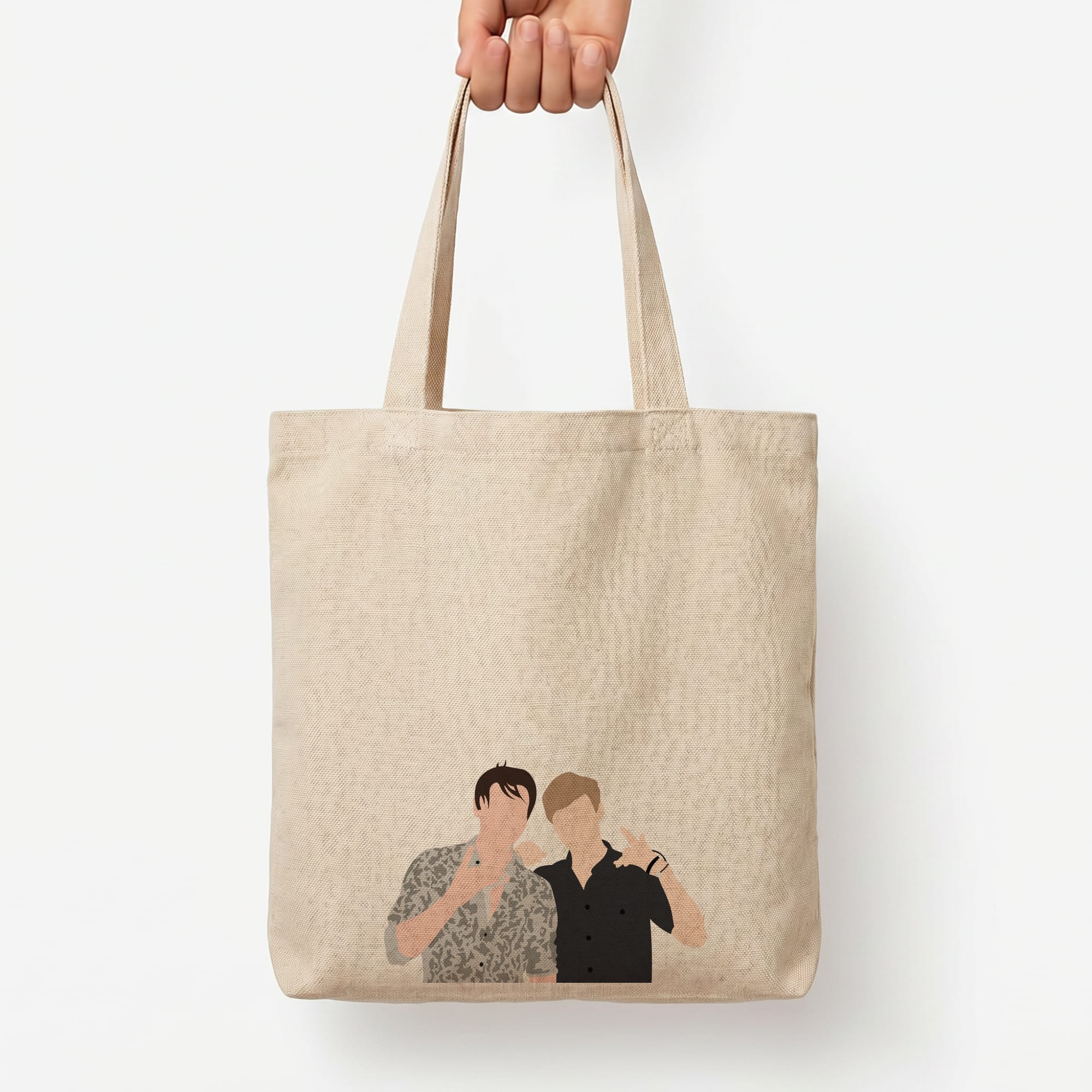 Pose - S & C Tote Bag — Natural / Large