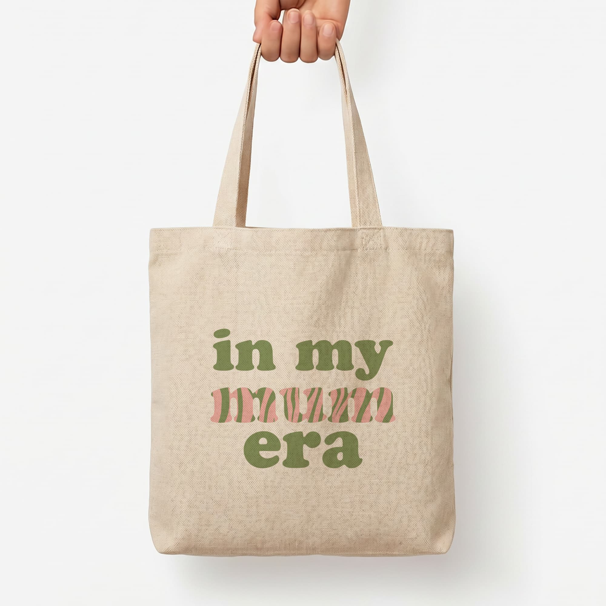 In My Mum Era Tote Bag — Natural / Large