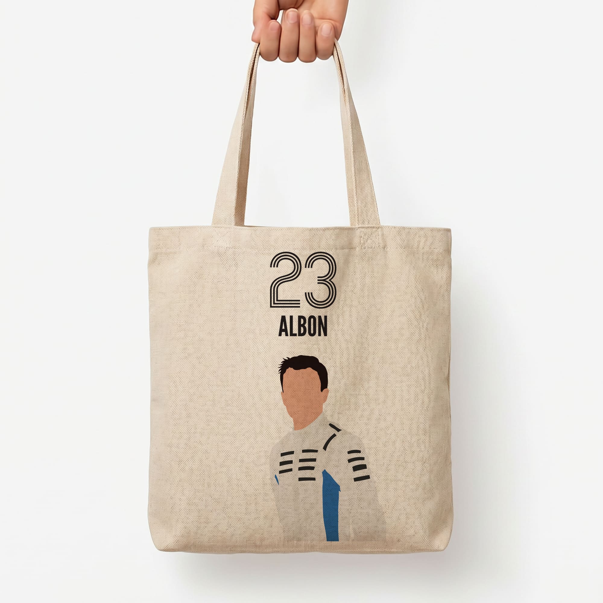 Albon 2026 Tote Bag — Natural / Large