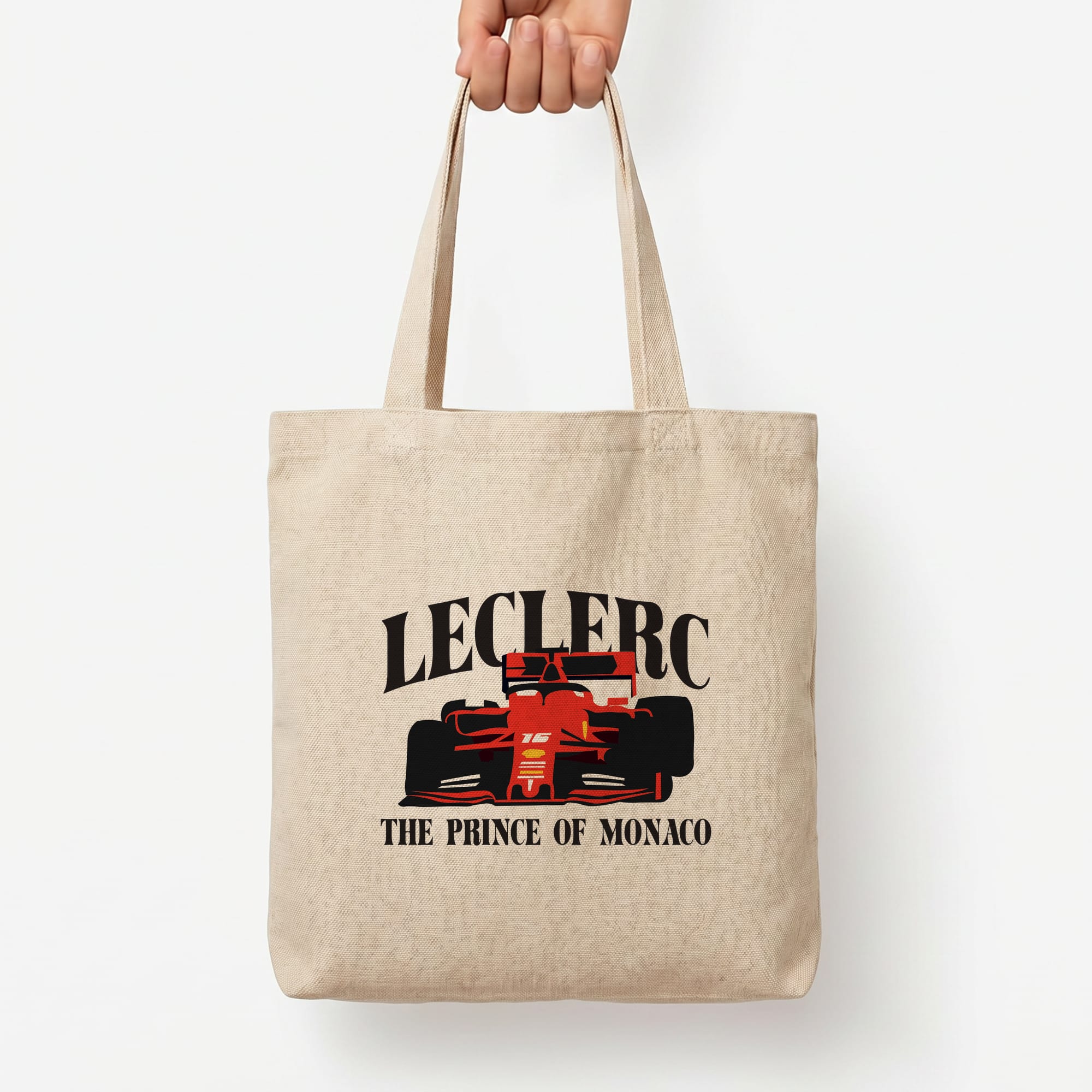 Prince Of Monaco Tote Bag — Natural / Large