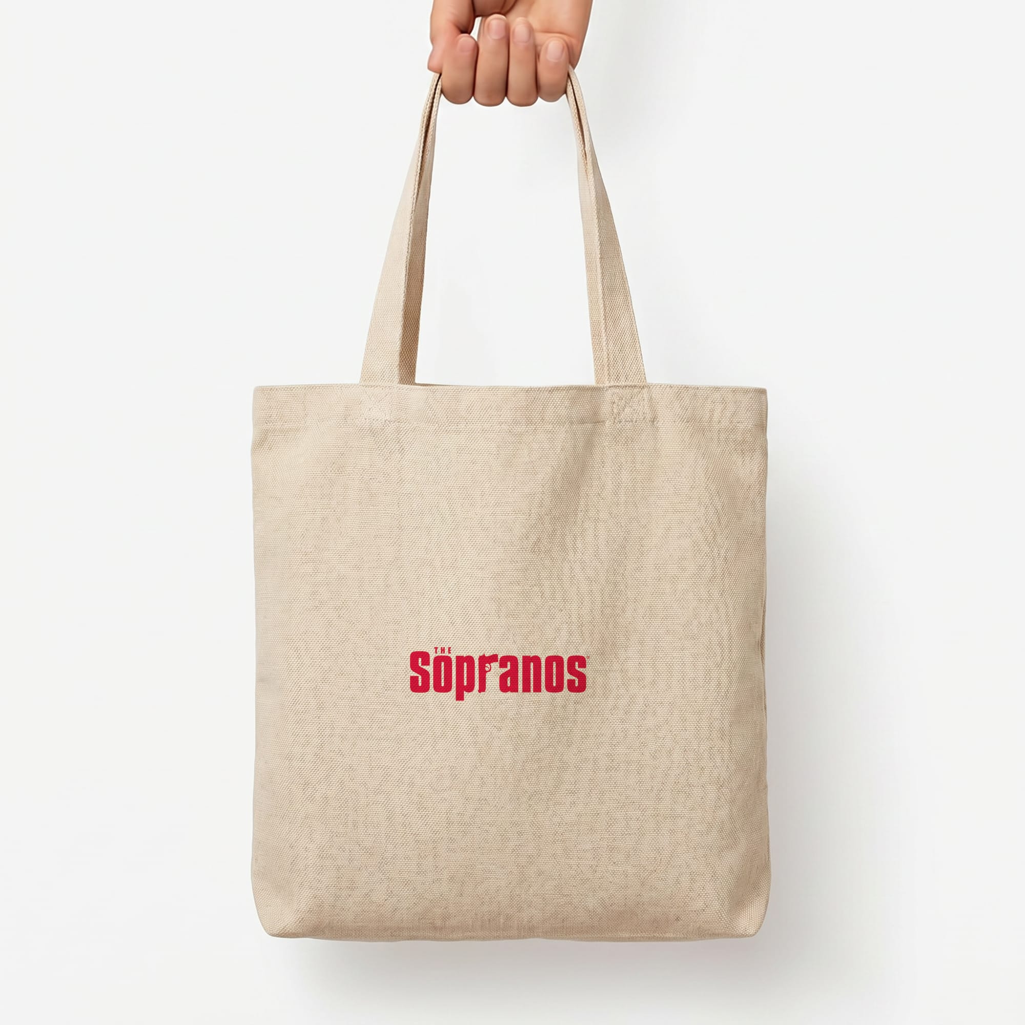 Title Screen Tote Bag — Natural / Large