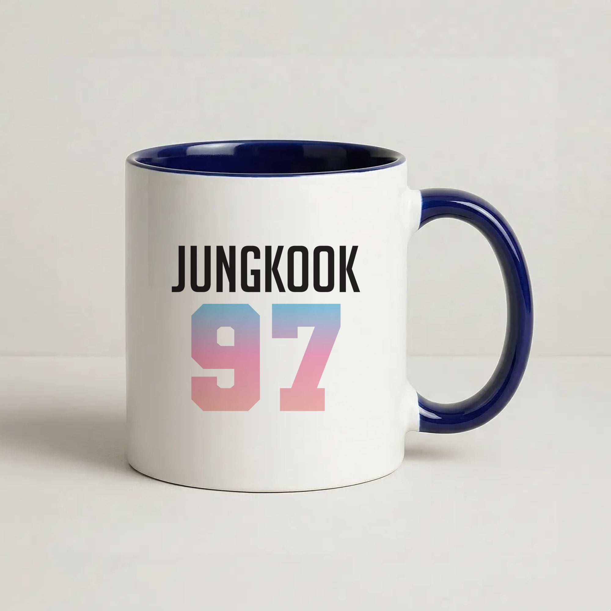Jungkook 97 Coffee Navy Blue Mug
