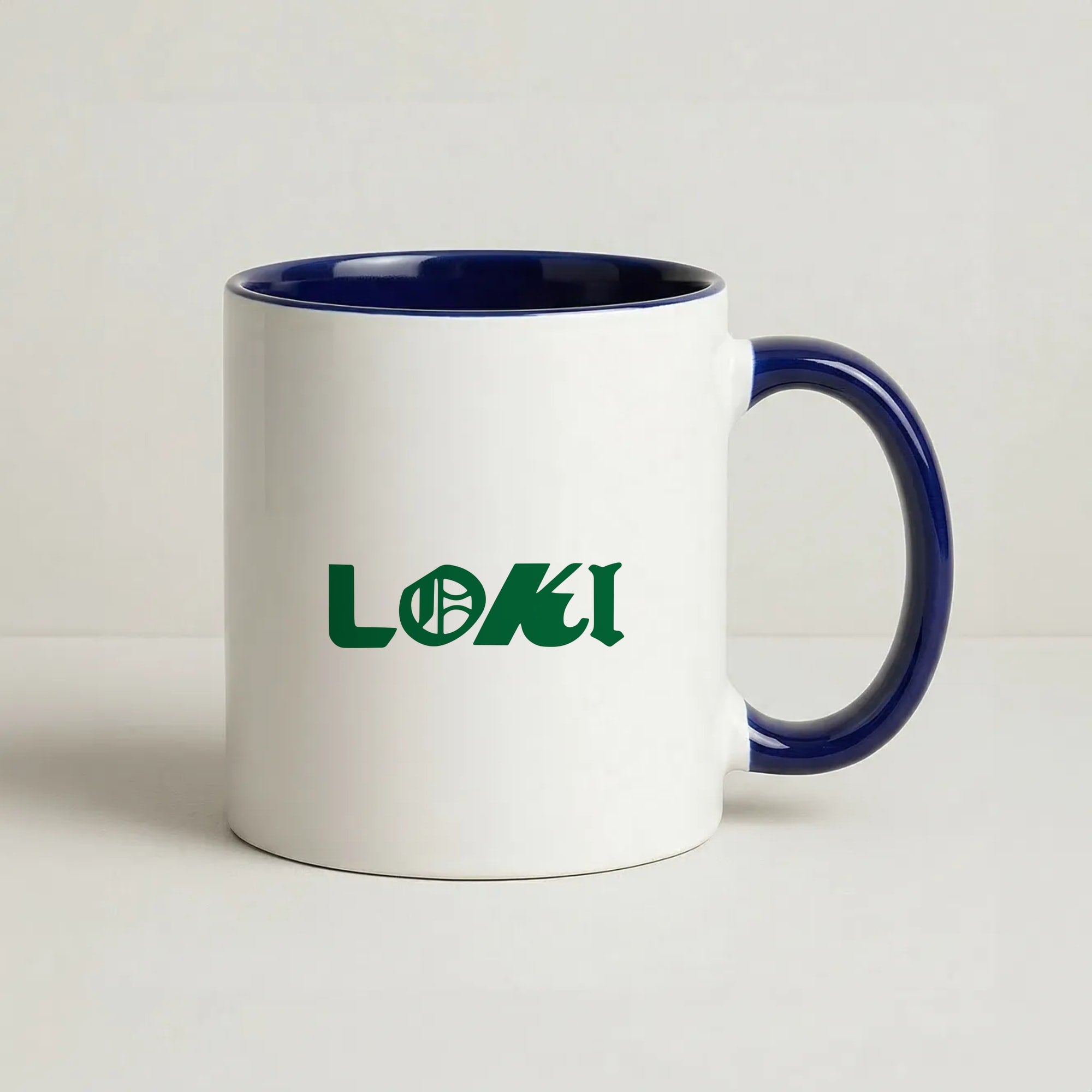 Logo Coffee Navy Blue Mug