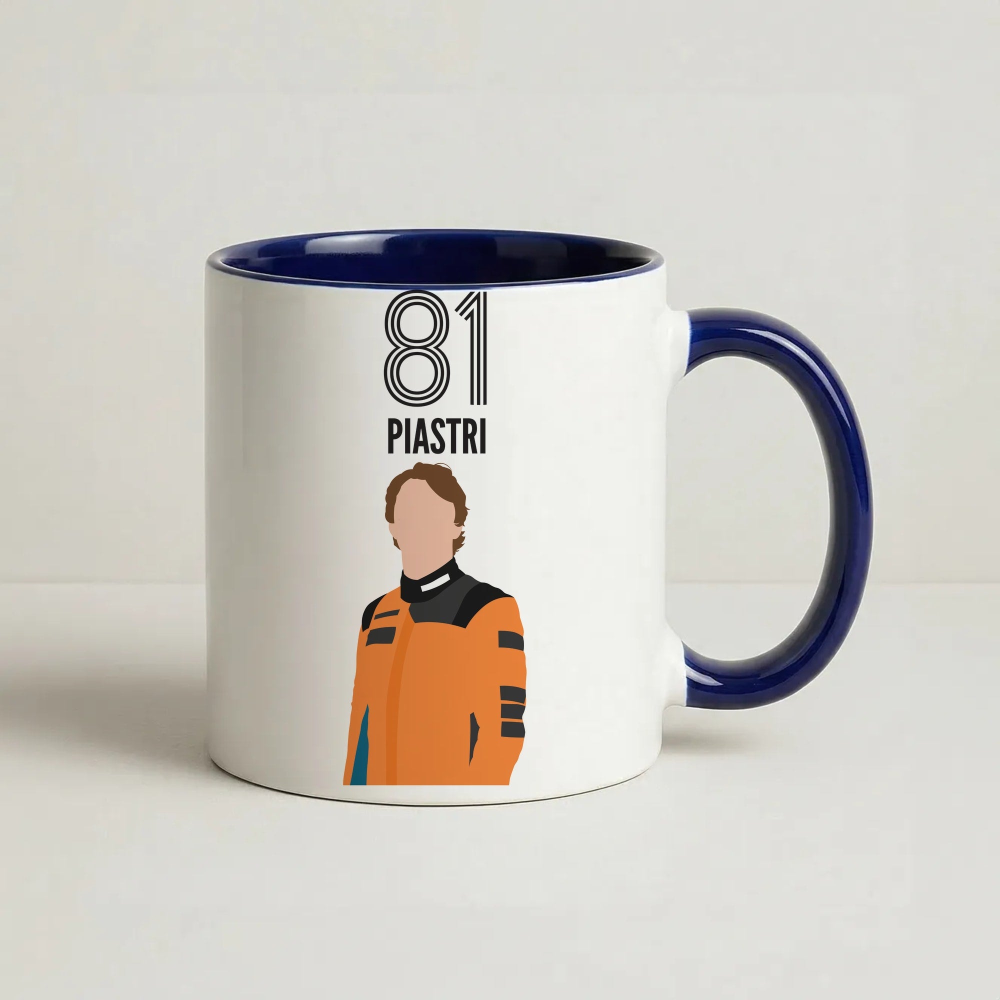 Piastri 2026 Coffee Navy Blue Mug