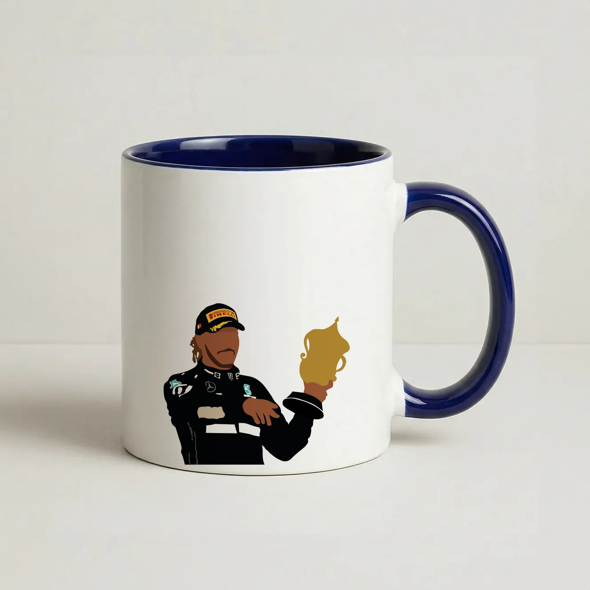 Hamilton - F1 Coffee Navy Blue Mug
