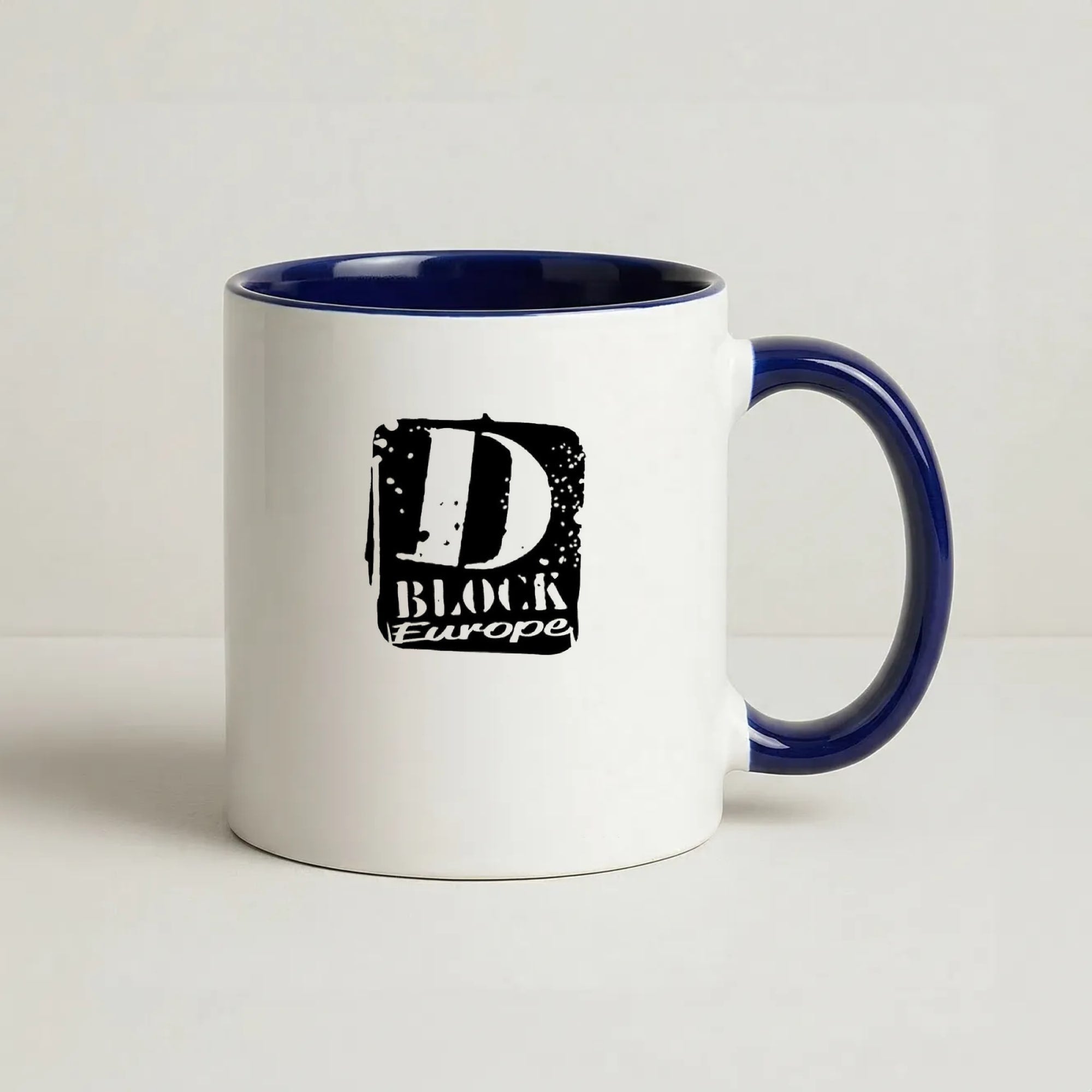 D Block Europe Coffee Navy Blue Mug