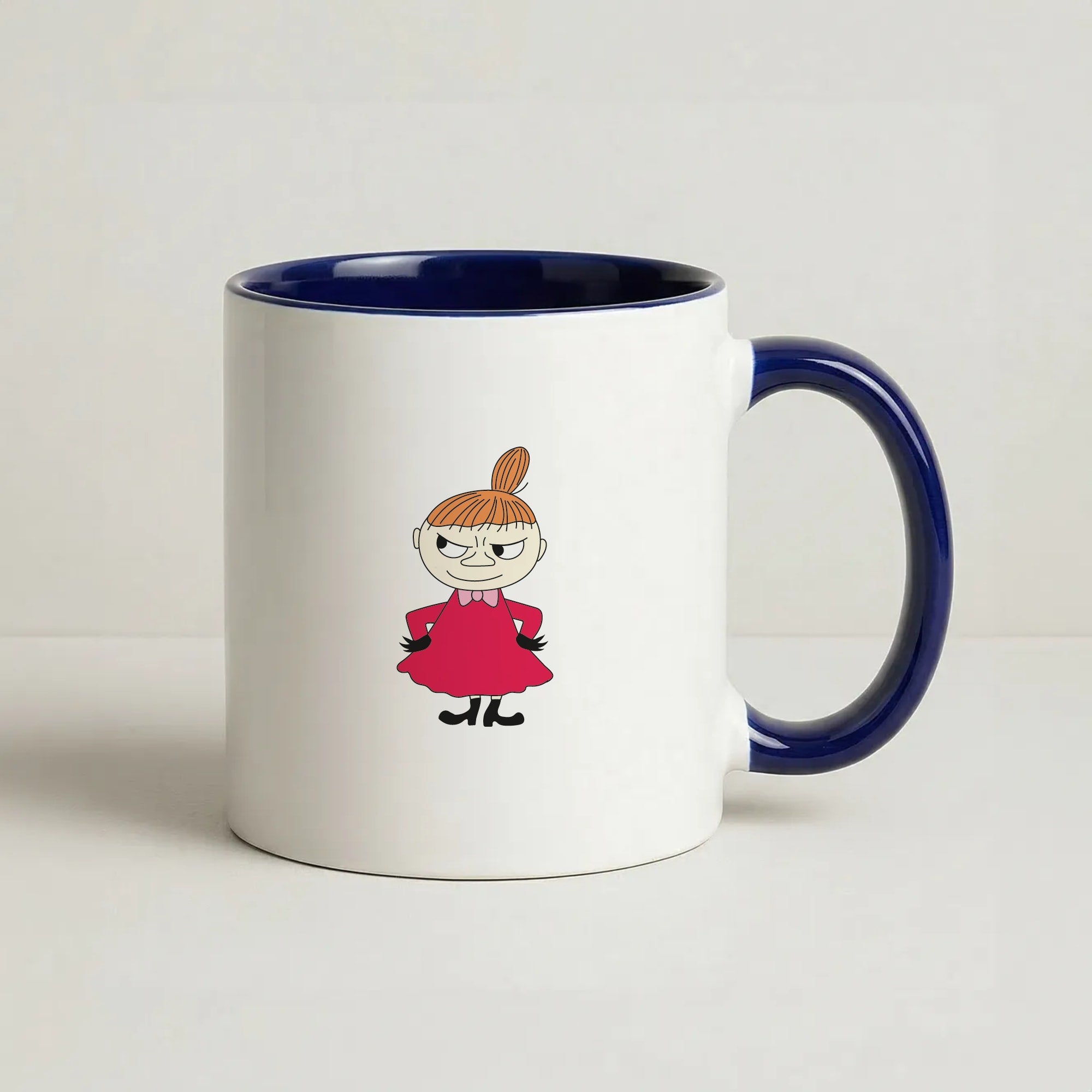 Little My Coffee Navy Blue Mug