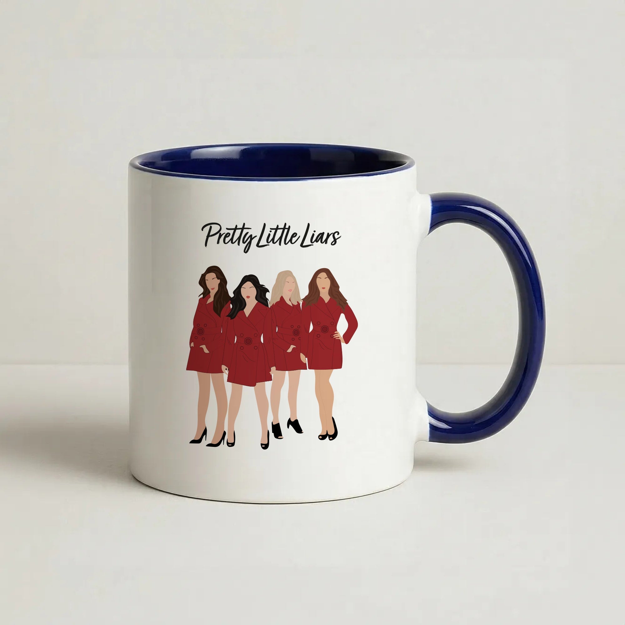 Girls - PLL Coffee Navy Blue Mug