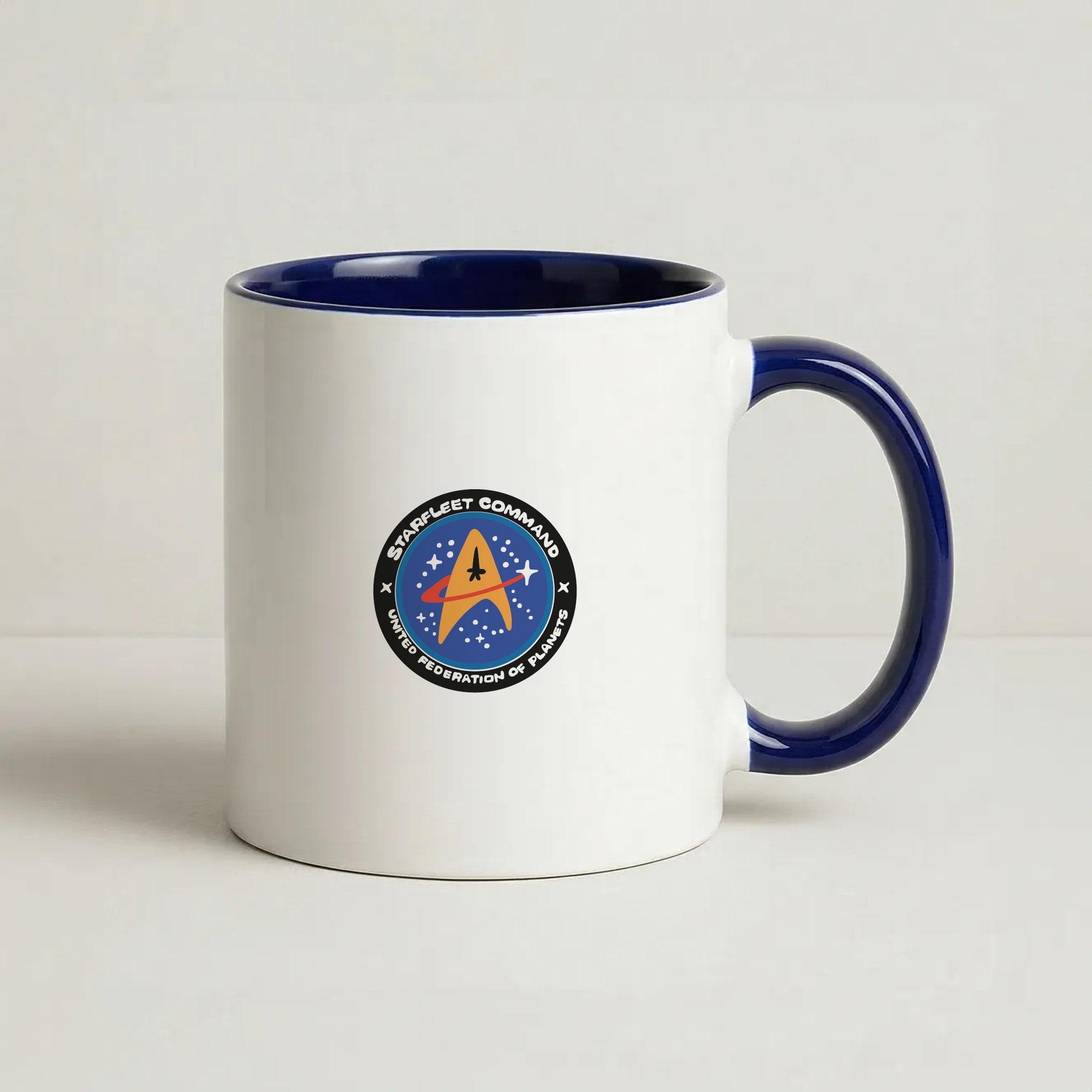 Starfleet command Coffee Navy Blue Mug
