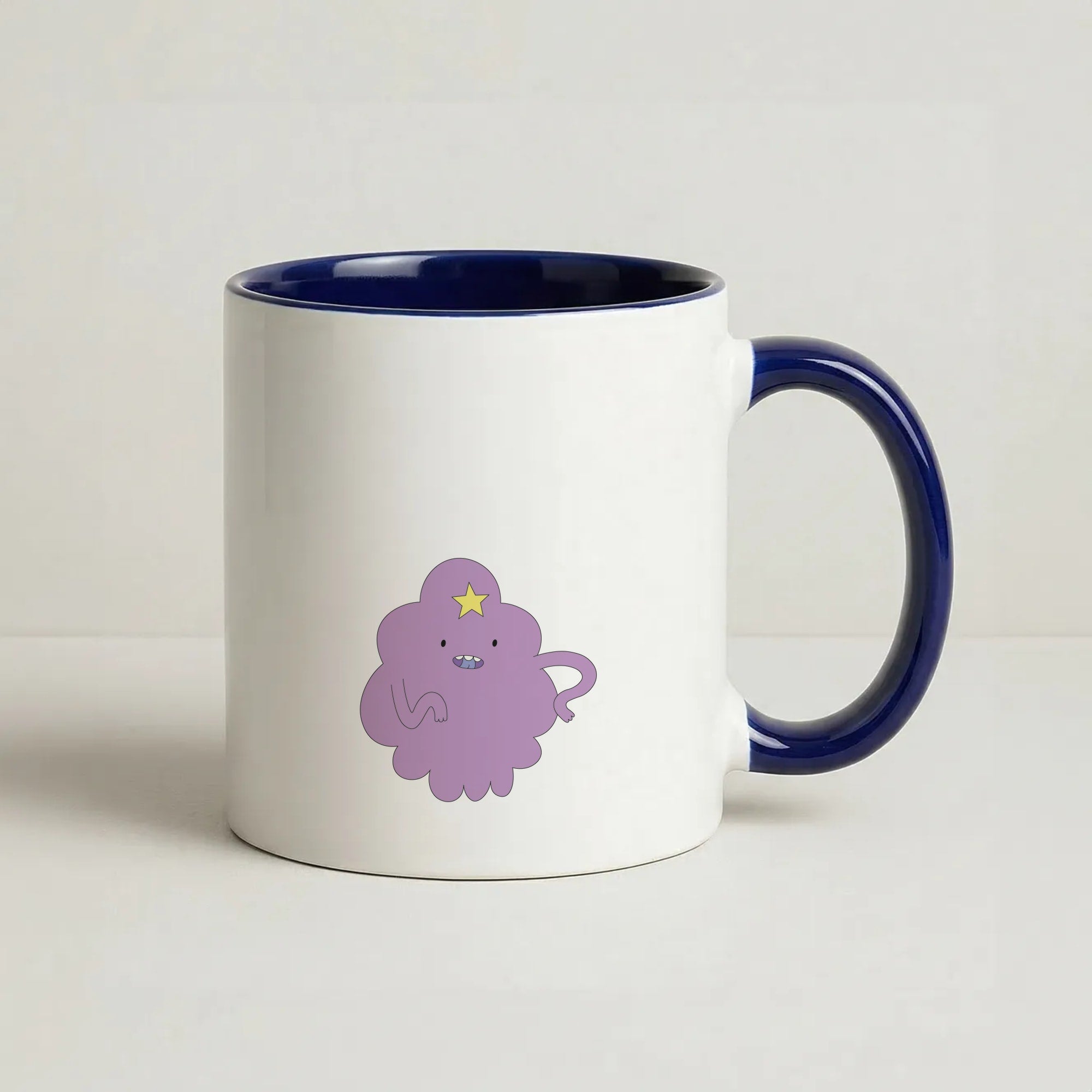 Lumpy Space Princess Coffee Navy Blue Mug
