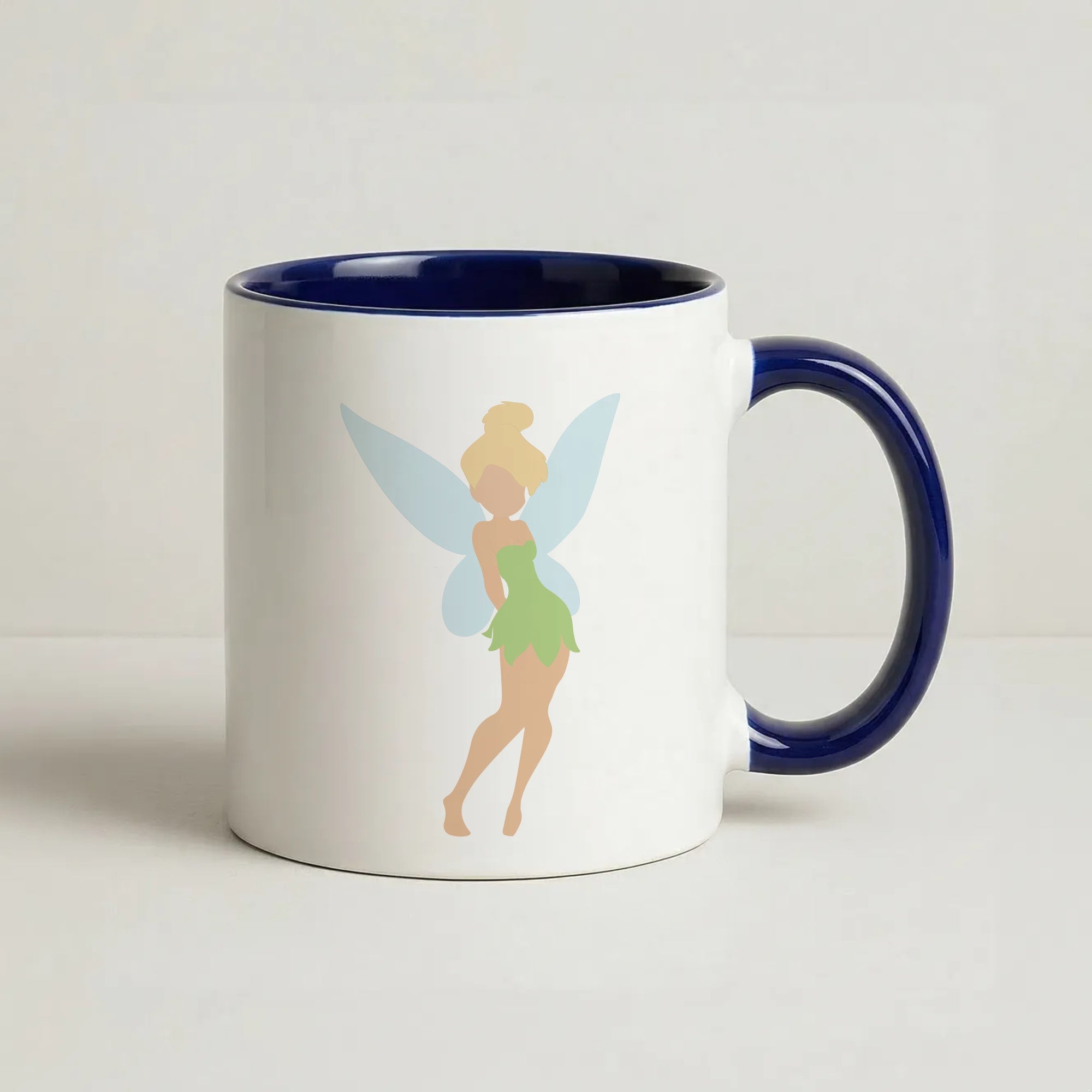 Tinker Fairy Coffee Navy Blue Mug