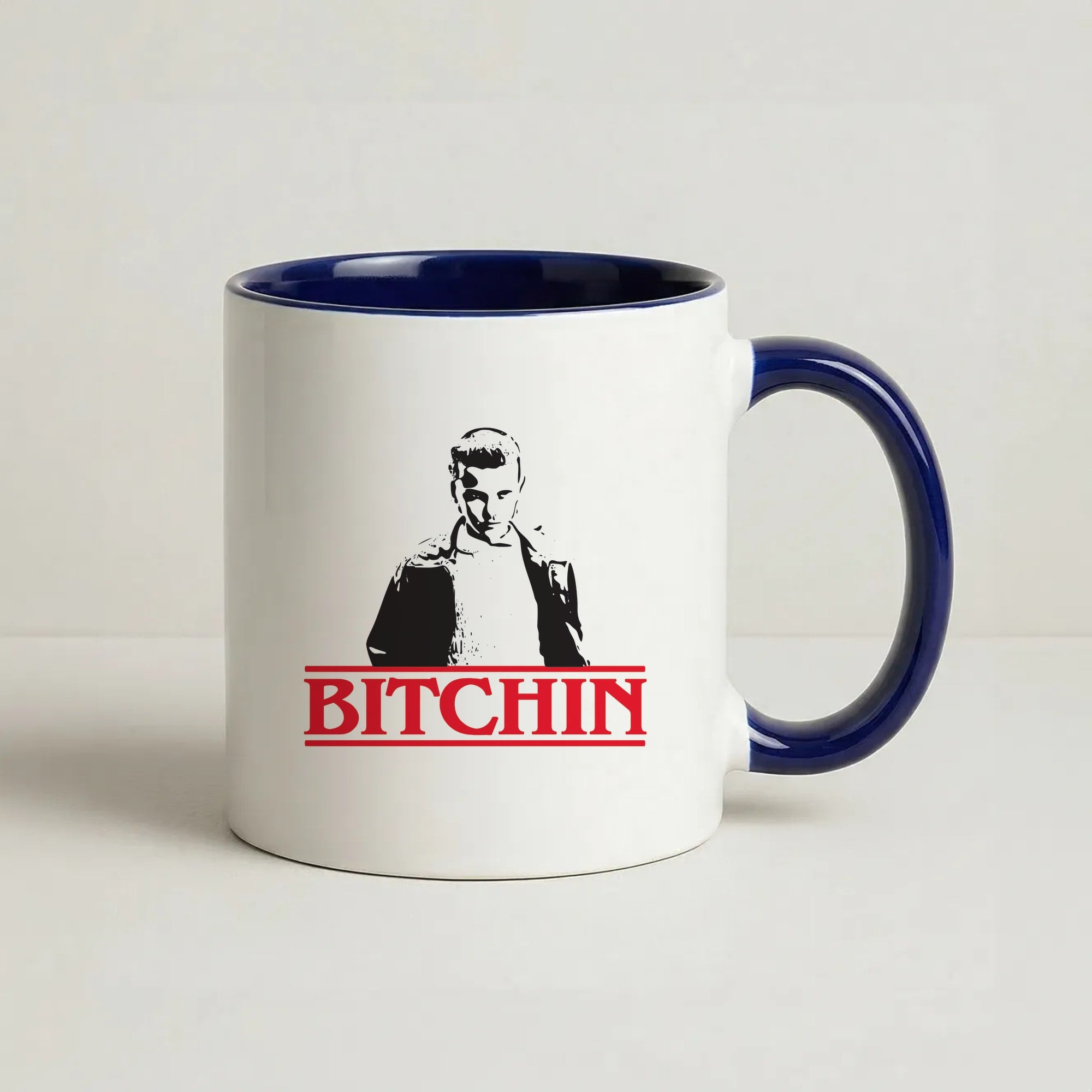 Eleven Bitchin' Coffee Navy Blue Mug