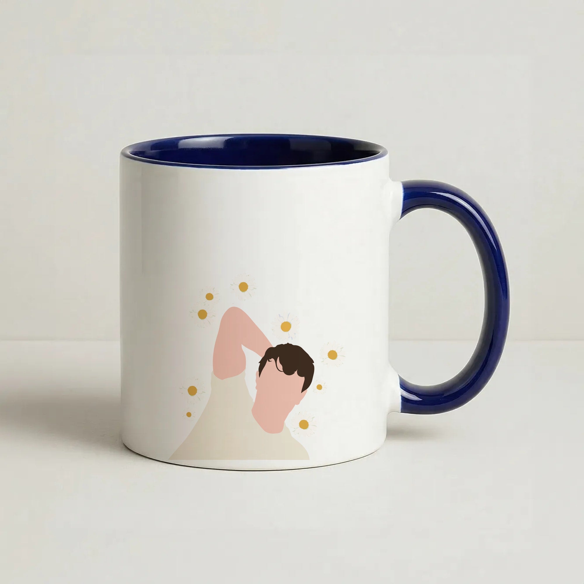 Daisy - Mescal Coffee Navy Blue Mug