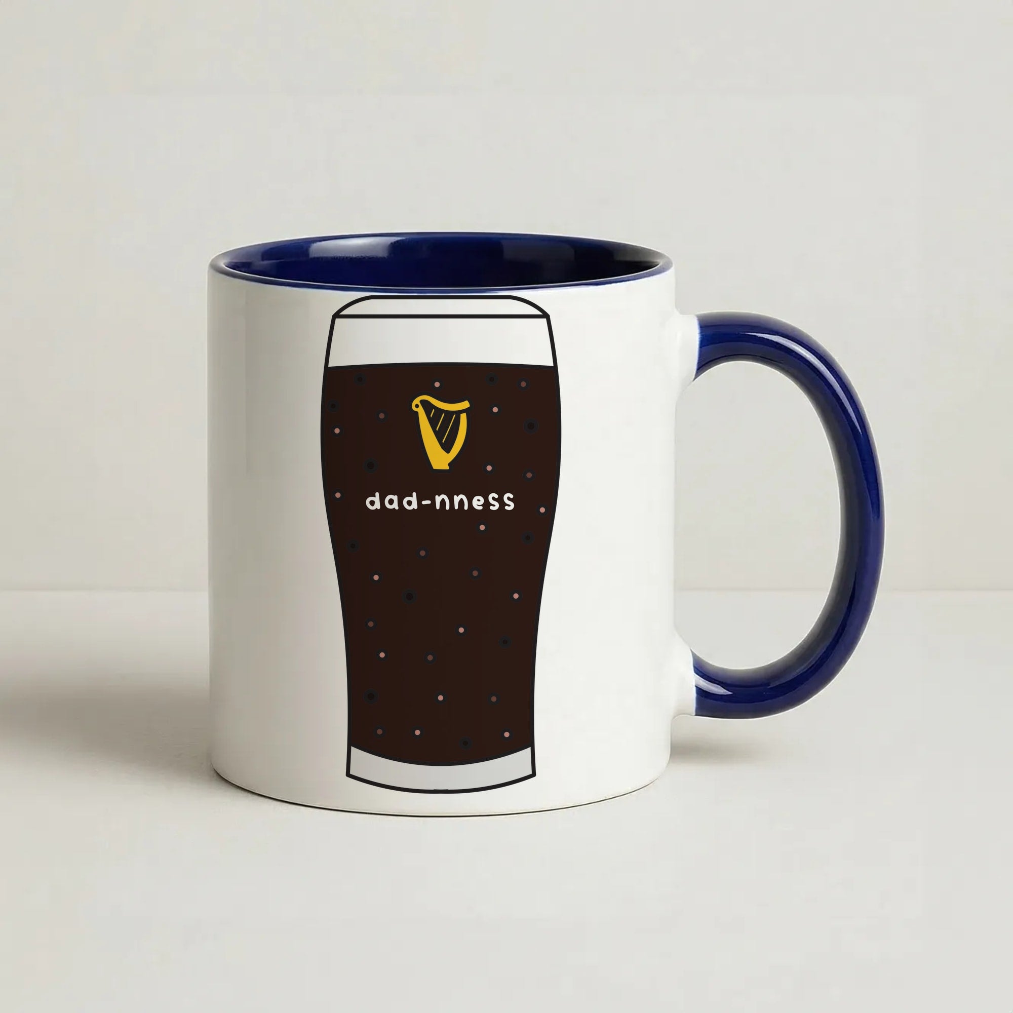 Dad-nness Coffee Navy Blue Mug