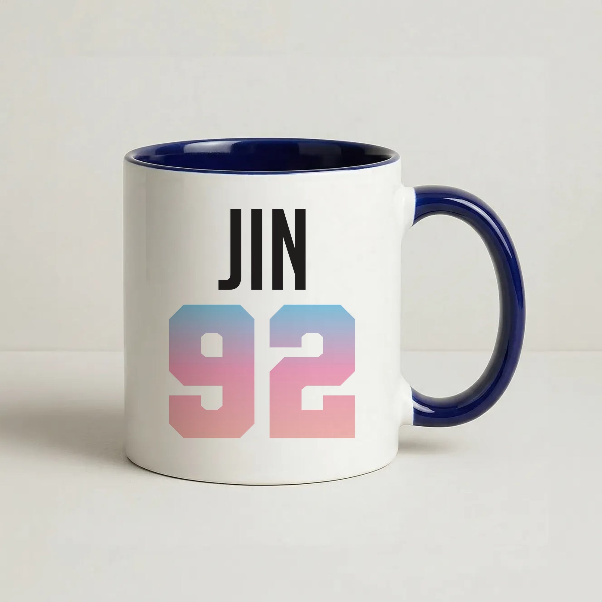 Jin 92 Coffee Navy Blue Mug